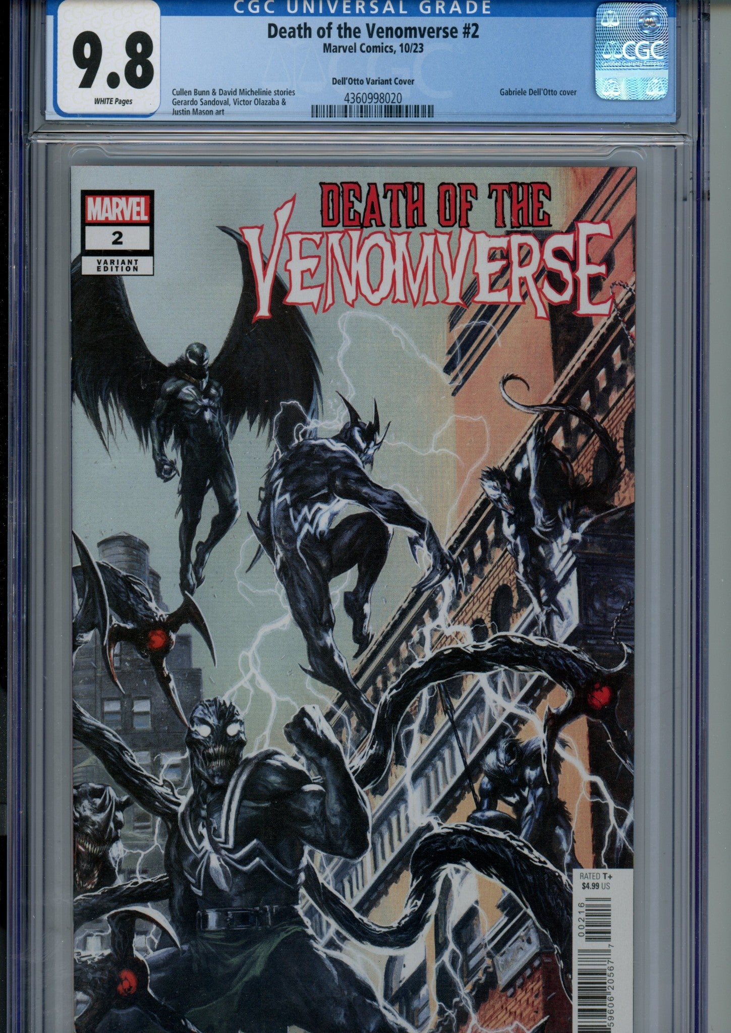 Death of the Venomverse 2 CGC 9.8 (NM/M) (2023) Dell'Otto Connecting Variant 