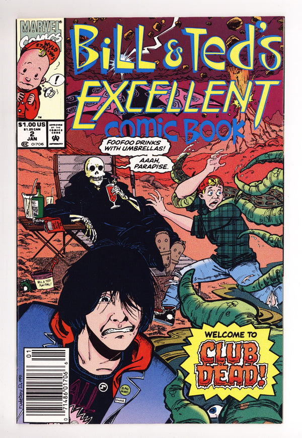 Bill & Ted's Excellent Comic Book 2 Mid Grade (1992) Newsstand