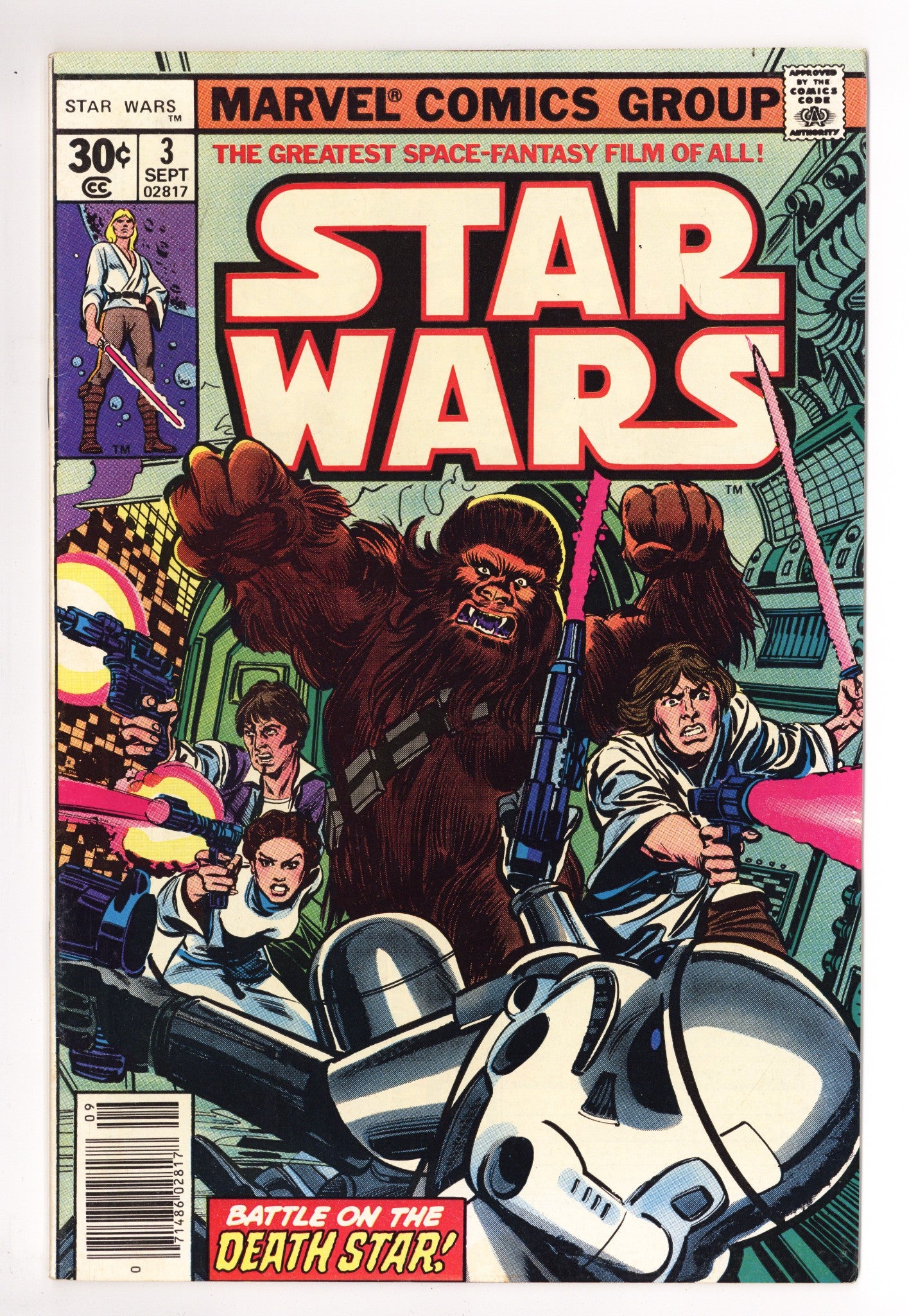 Star Wars Vol 1 3 FN/VF (7.0) (1977) 