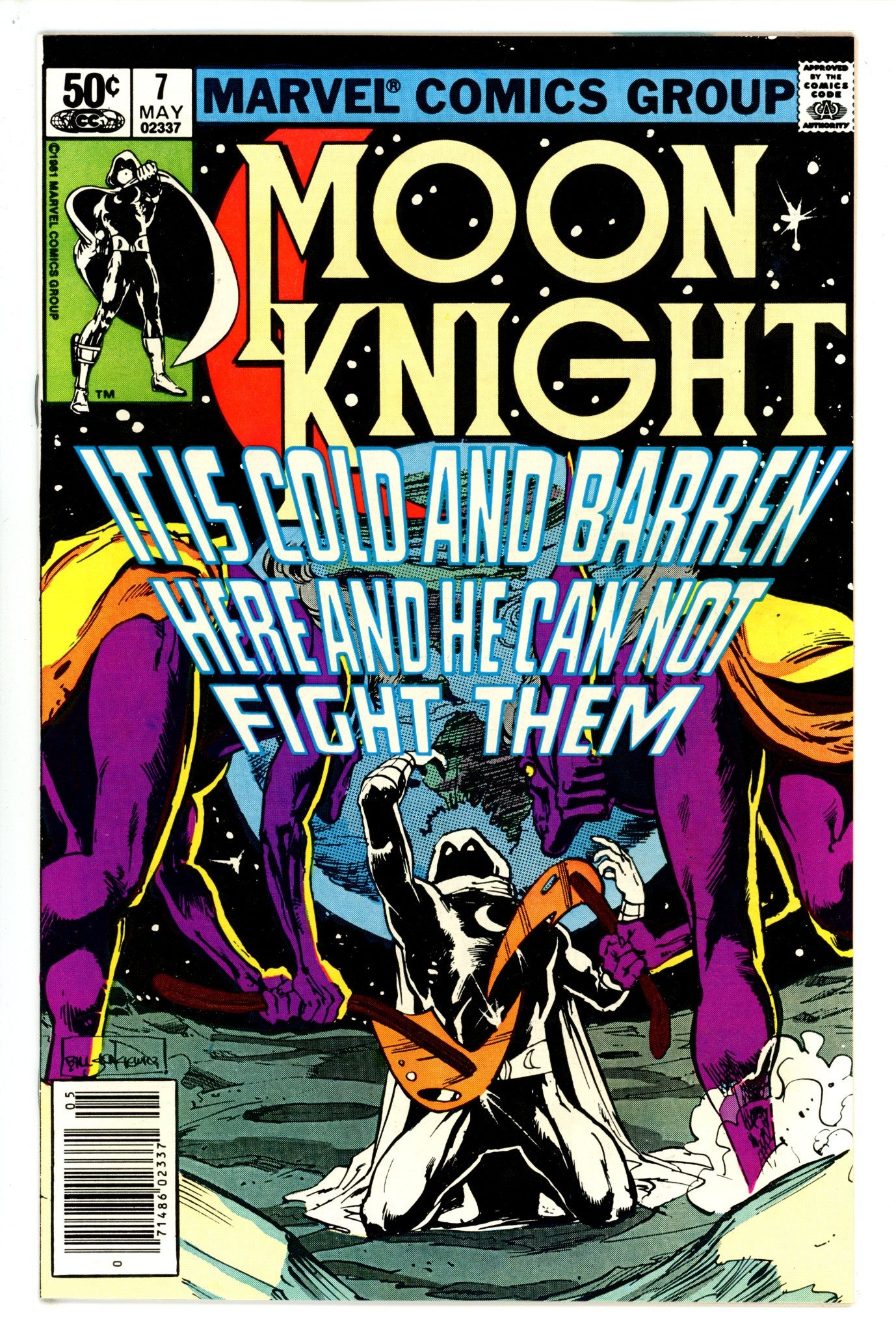 Moon Knight Vol 1 7 Newsstand VF/NM (1981)