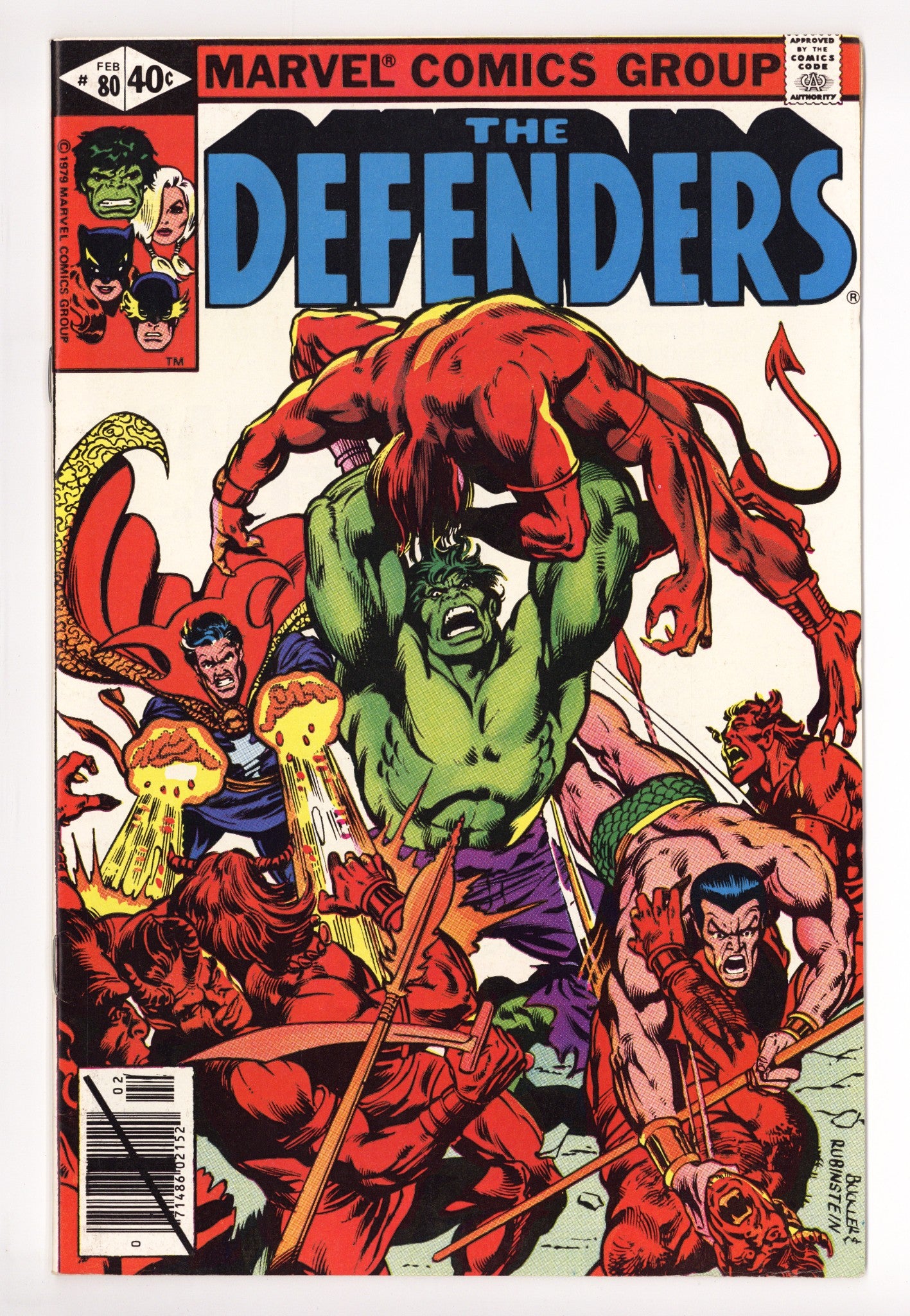 The Defenders Vol 1 80 Mid Grade (1980) 