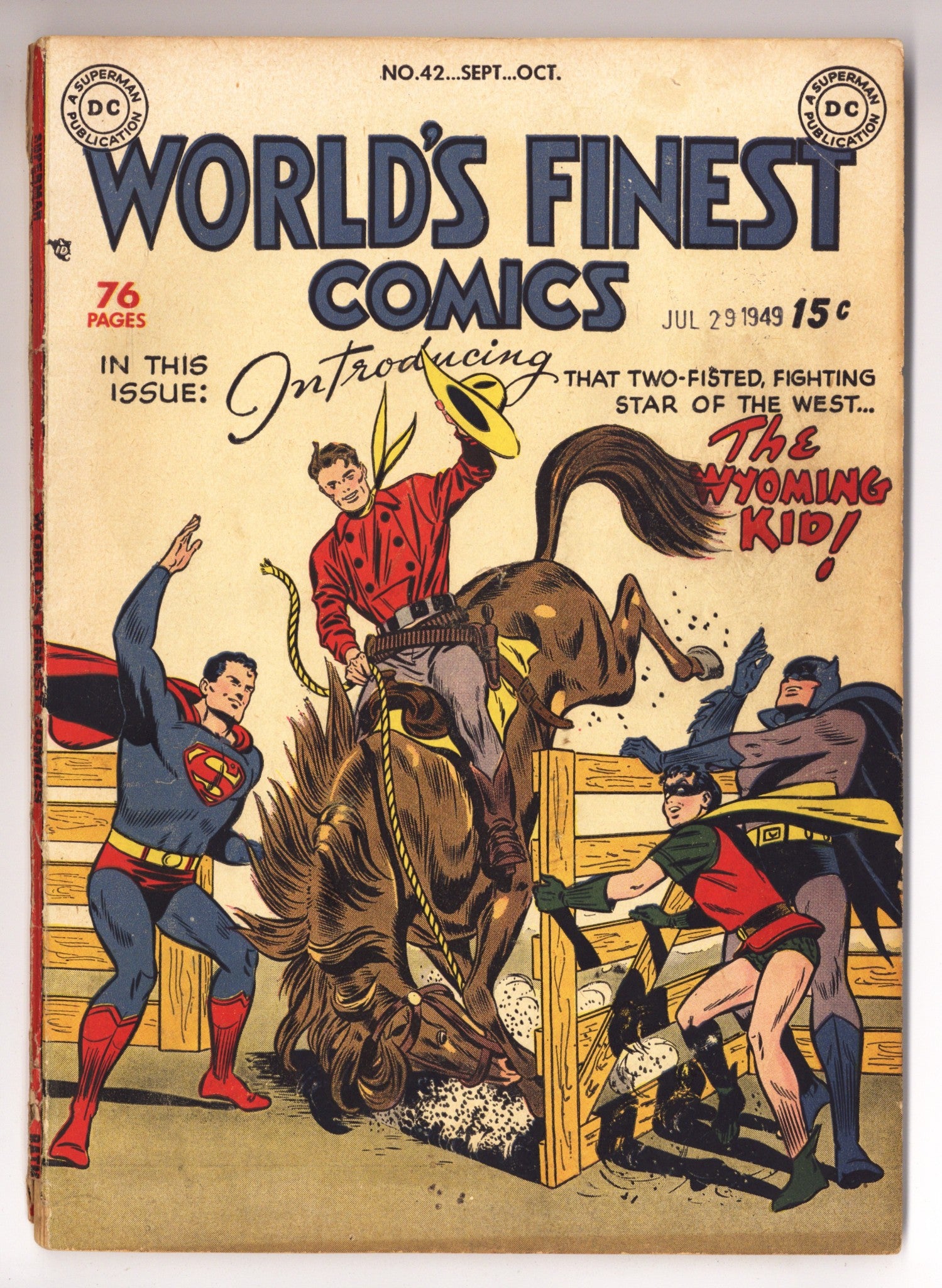 World's Finest Comics 42 VG (4.0) (1949) 