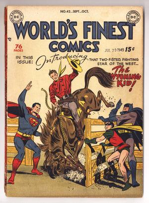 World's Finest Comics 42 VG (4.0) (1949)