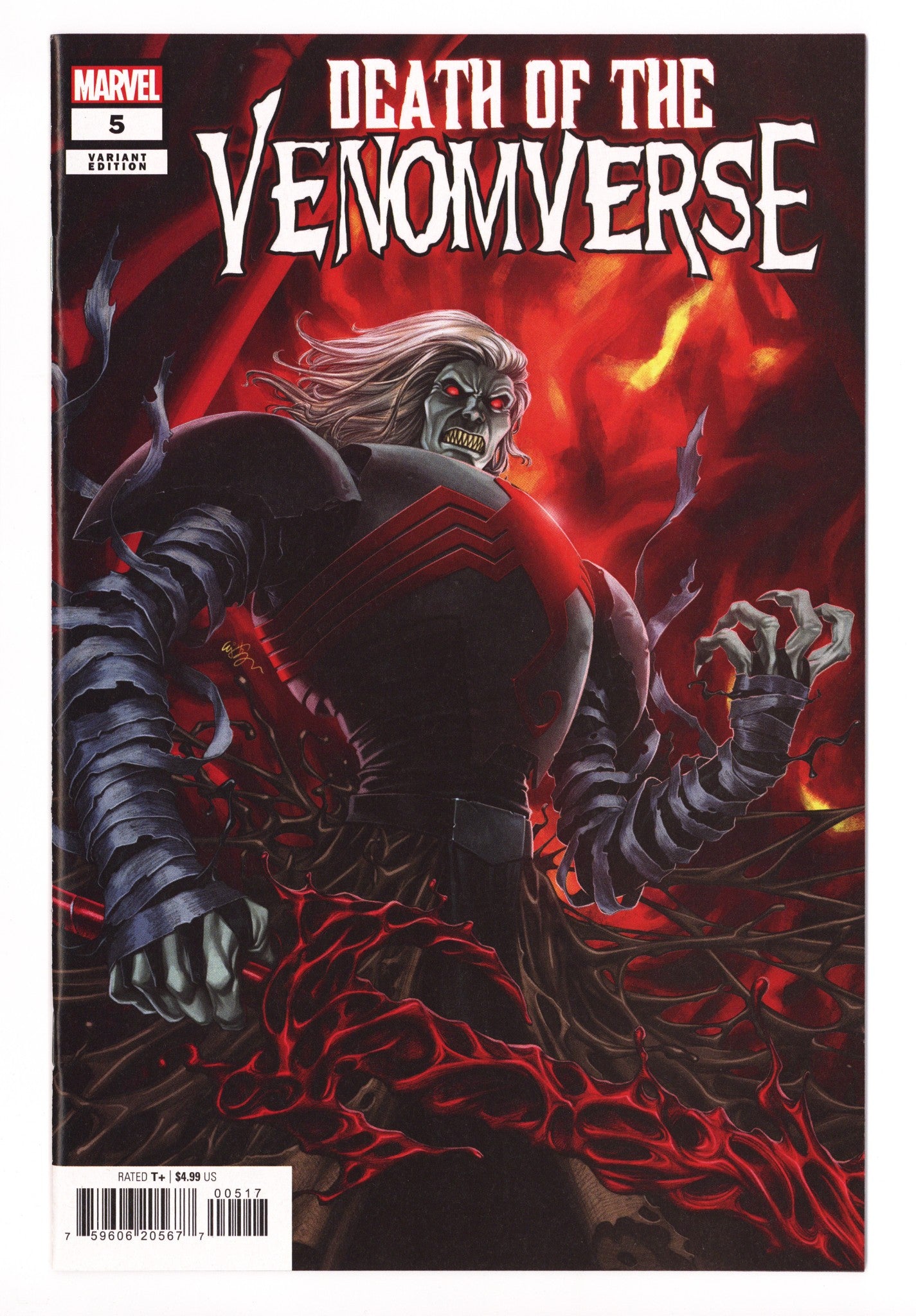 Death of the Venomverse 5 NM (9.4) (2023) Su Incentive Variant 