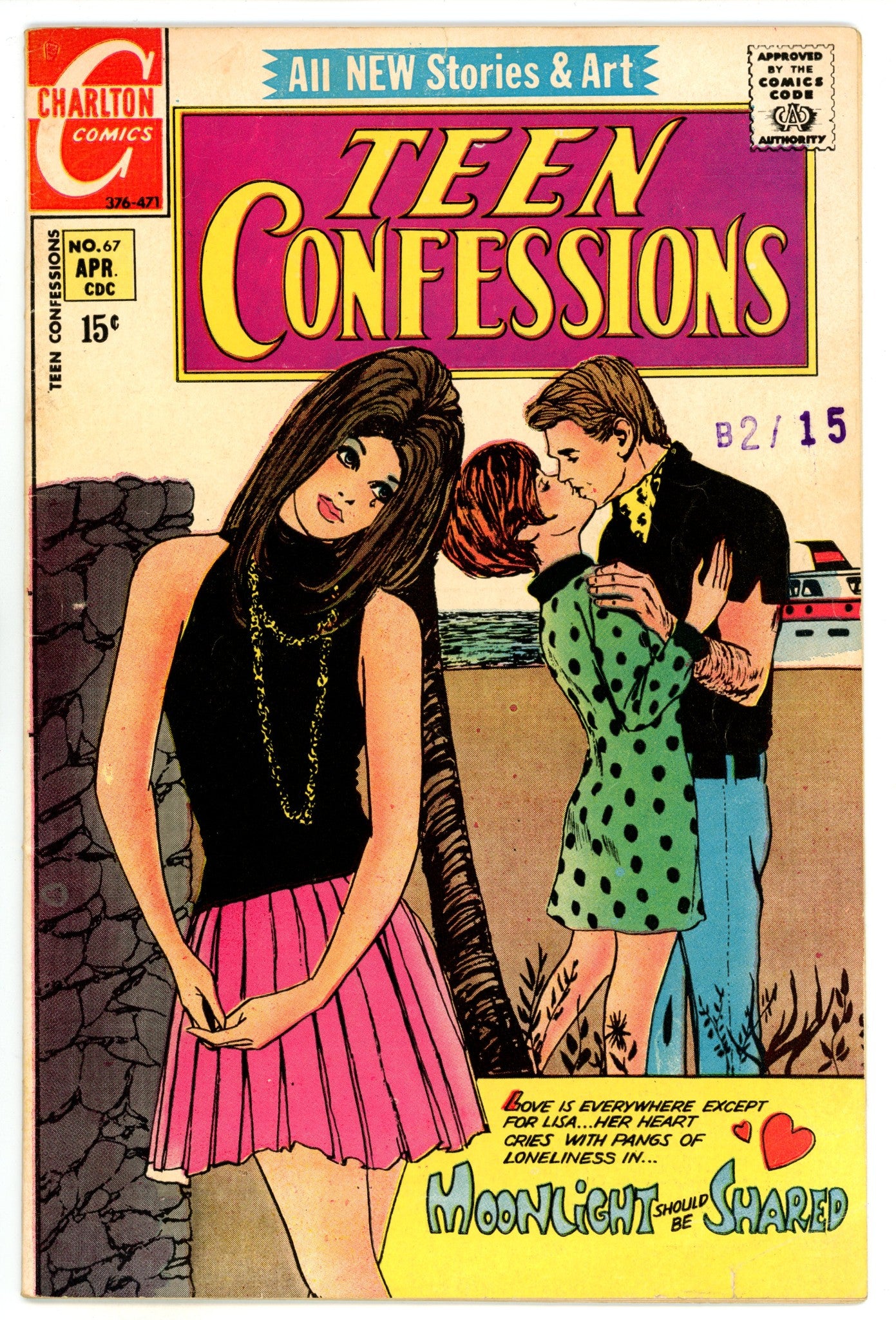 Teen Confessions 67 VG/FN (5.0) (1971) 