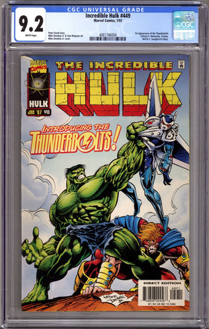 The Incredible Hulk Vol 1 449 CGC 9.2 (NM-)   (1997)