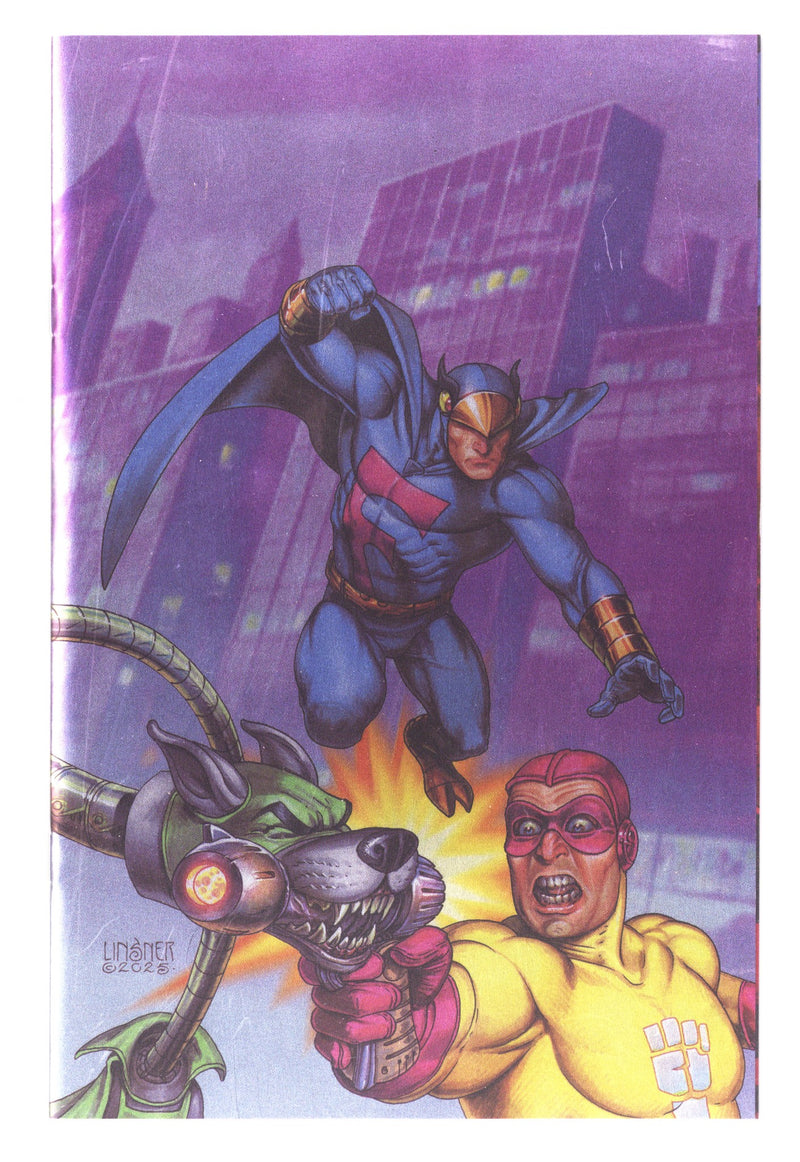 Blue Falcon & Dynomutt 1 Linsner Foil Virgin Incentive NM- (2025)