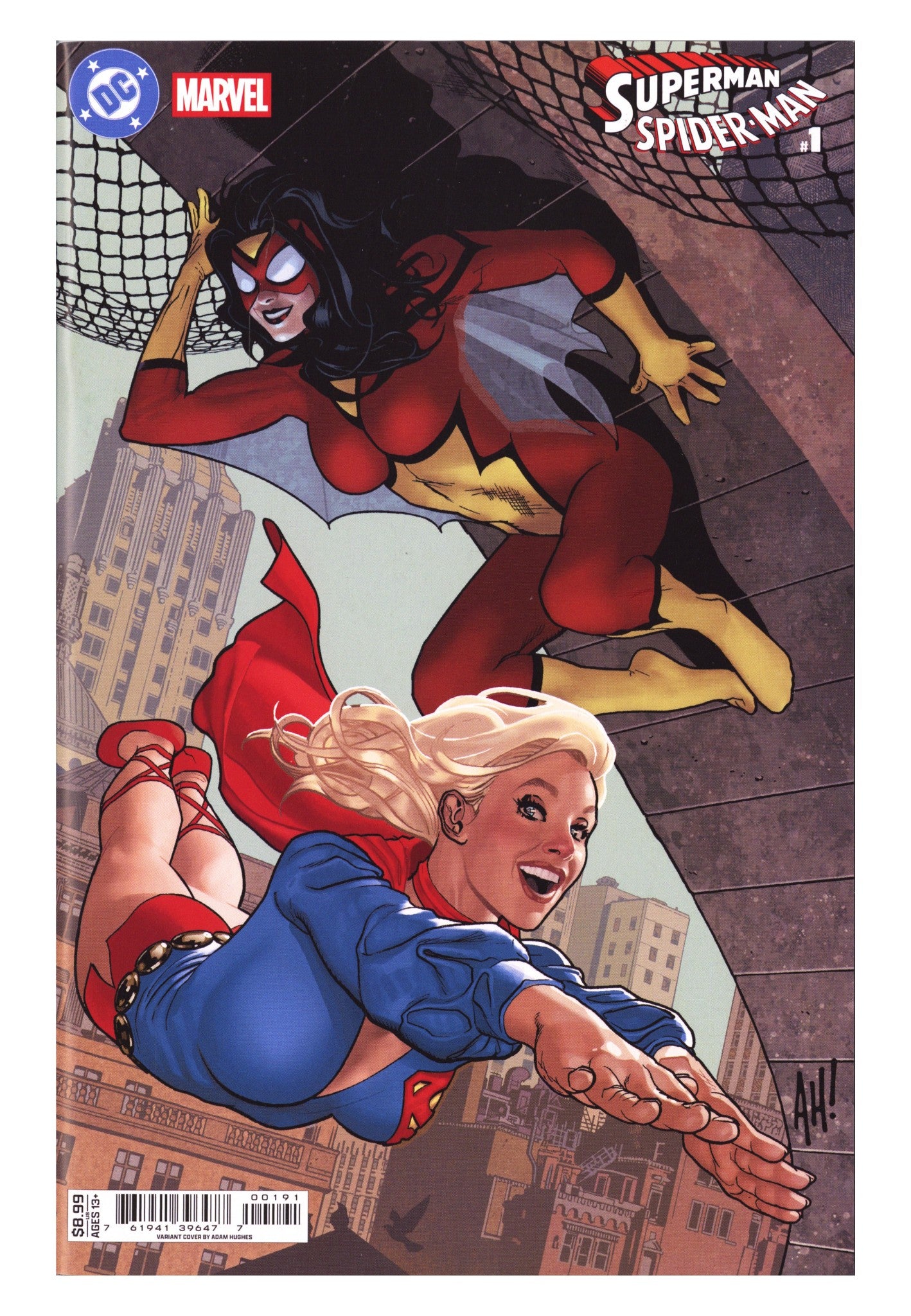 DC Marvel Superman Spider-Man 1 Hughes Variant (2026)