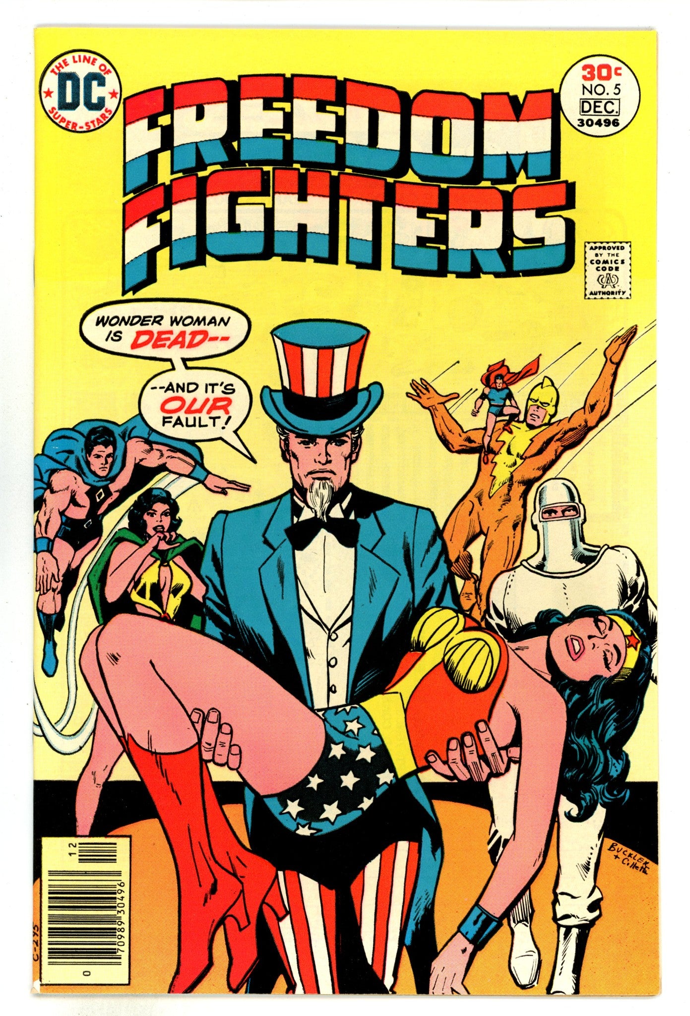 Freedom Fighters Vol 1 5 VF/NM (9.0) (1976) 
