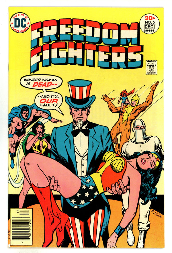 Freedom Fighters Vol 1 5 VF/NM (9.0) (1976)