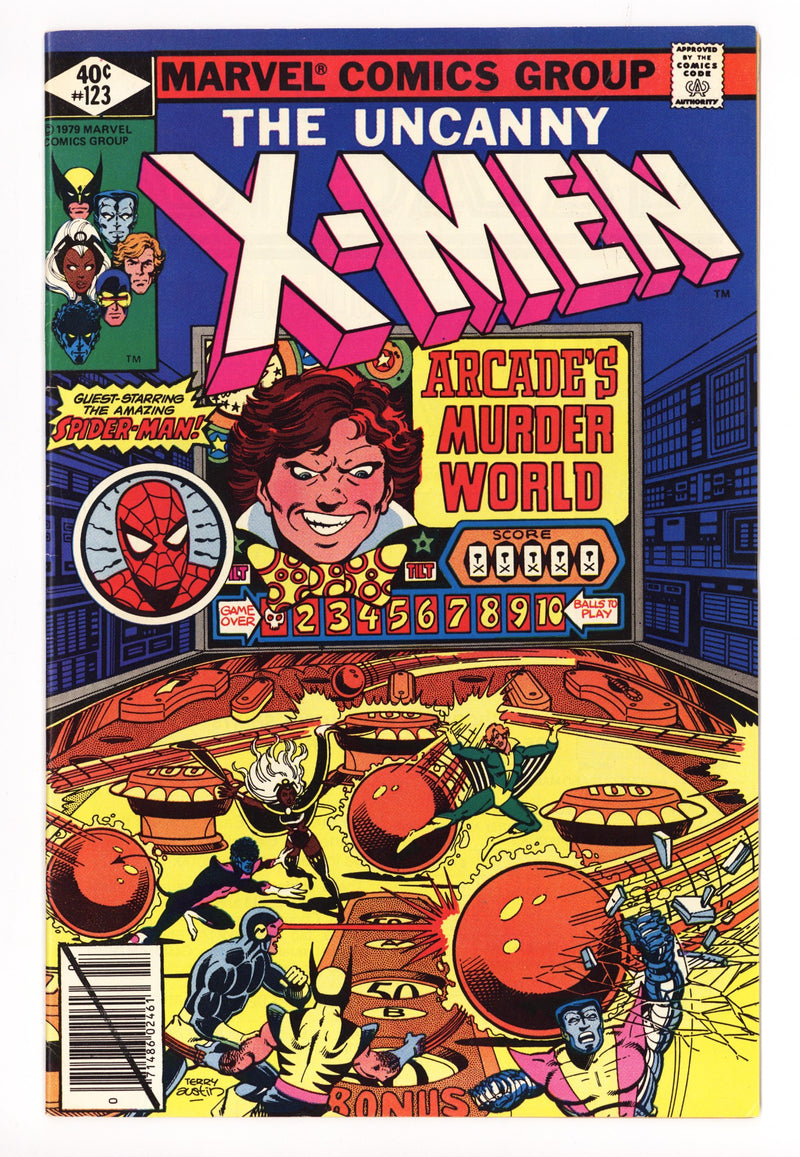 The X-Men Vol 1 123 VF- (7.5) (1979) Signed x1 1st Page Terry Austin 