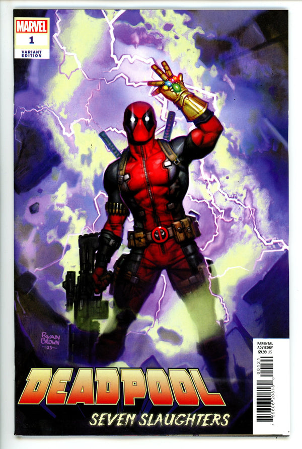 Deadpool Seven Slaughters 1 Brown Variant (2023)