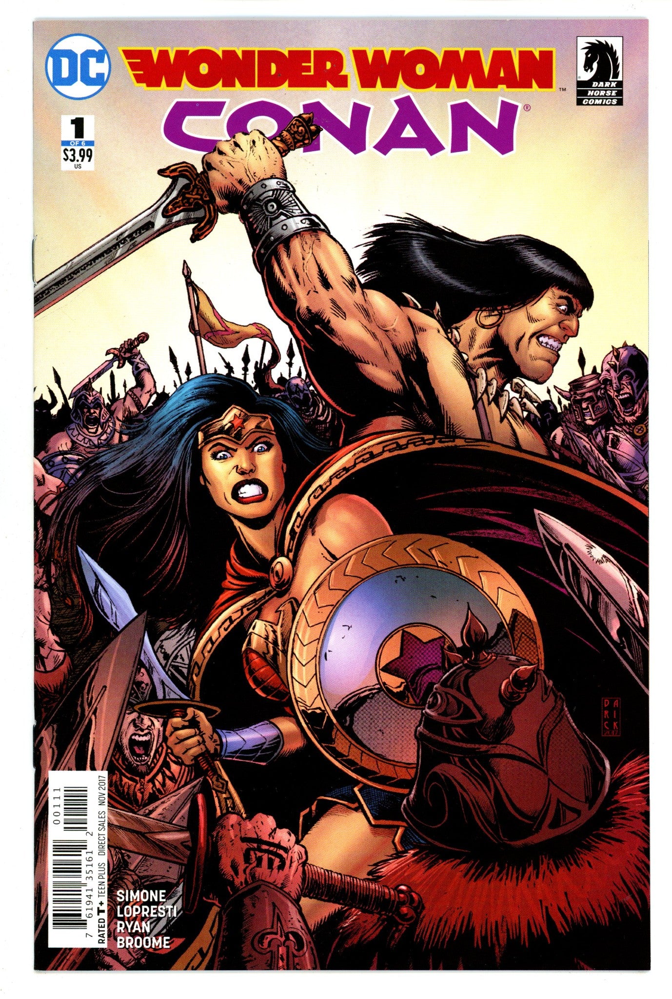 Wonder Woman / Conan 1 High Grade (2017) 