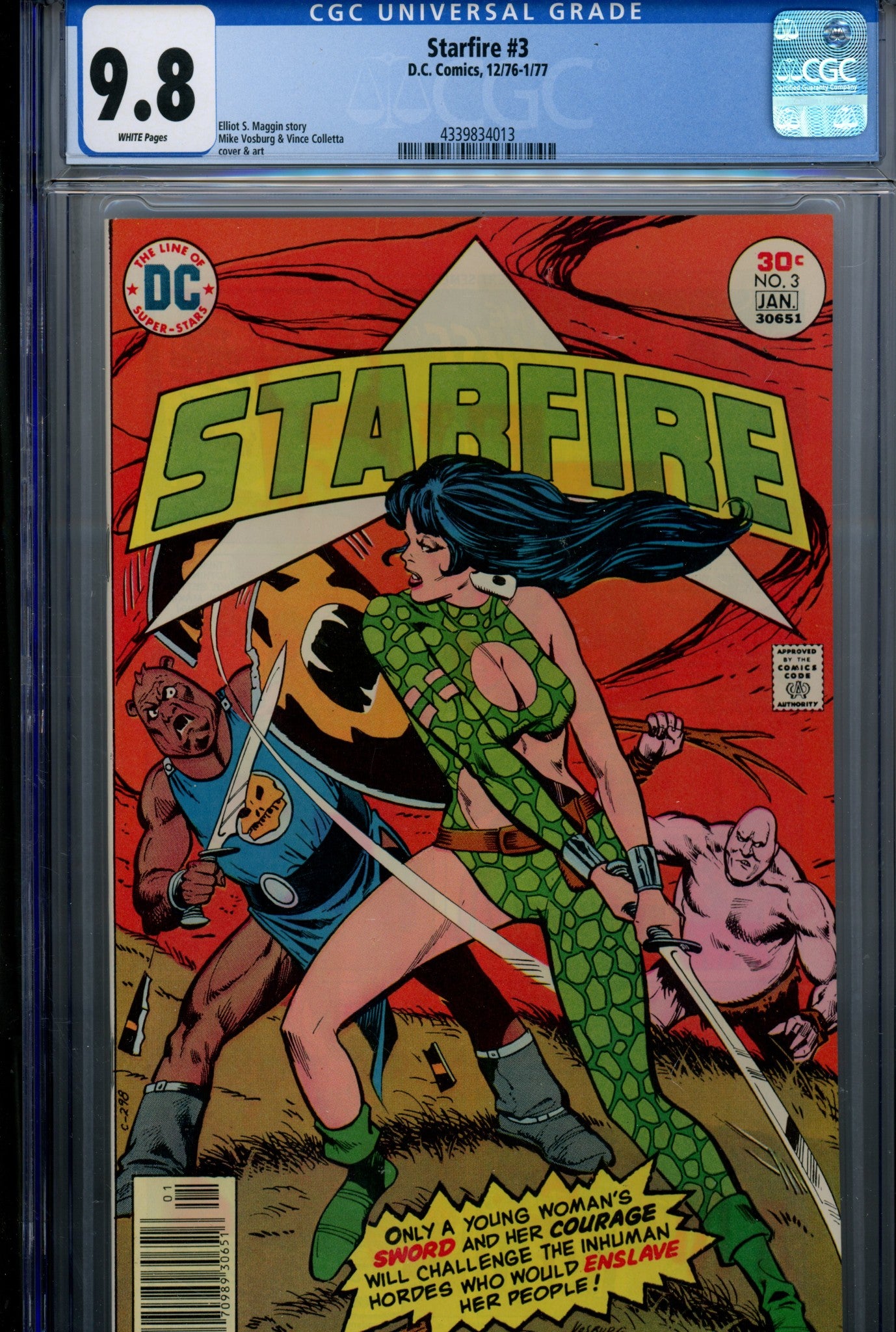 Starfire Vol 1 3 CGC 9.8 (NM/M) (1976)