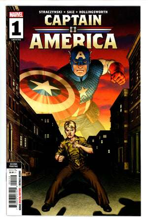 Captain America Vol 11 1 Saiz 2Nd Print (2023)