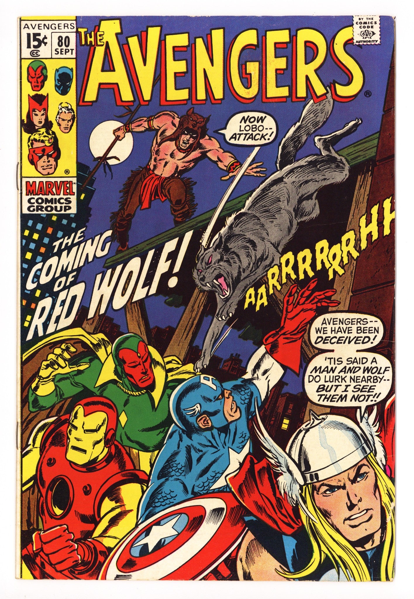 The Avengers Vol 1 80 VF- (7.5) (1970) 