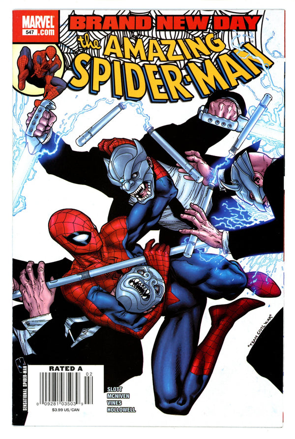 The Amazing Spider-Man Vol 2 547 VF+ (8.5) (2008) Newsstand