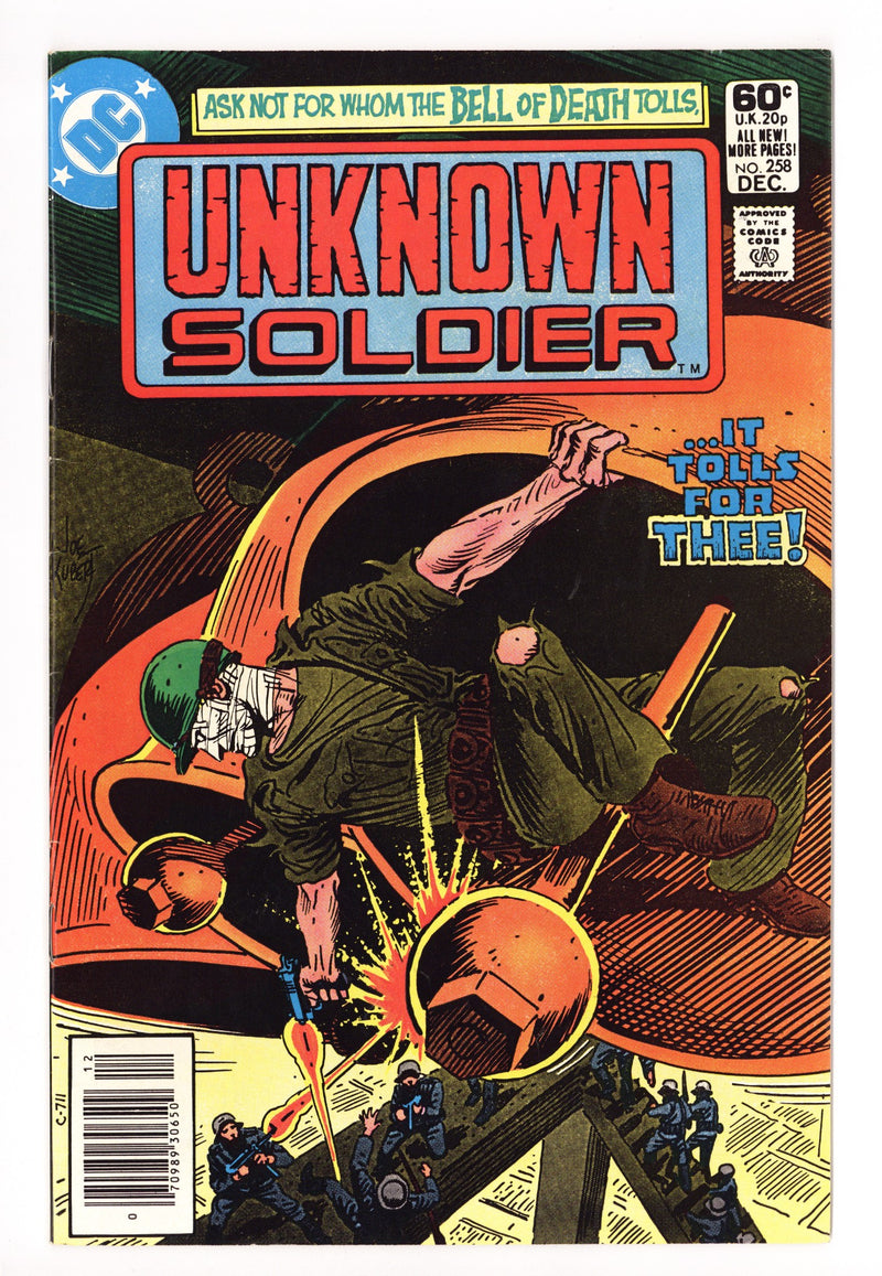 Unknown Soldier Vol 1 258 Mid Grade (1981) Newsstand 