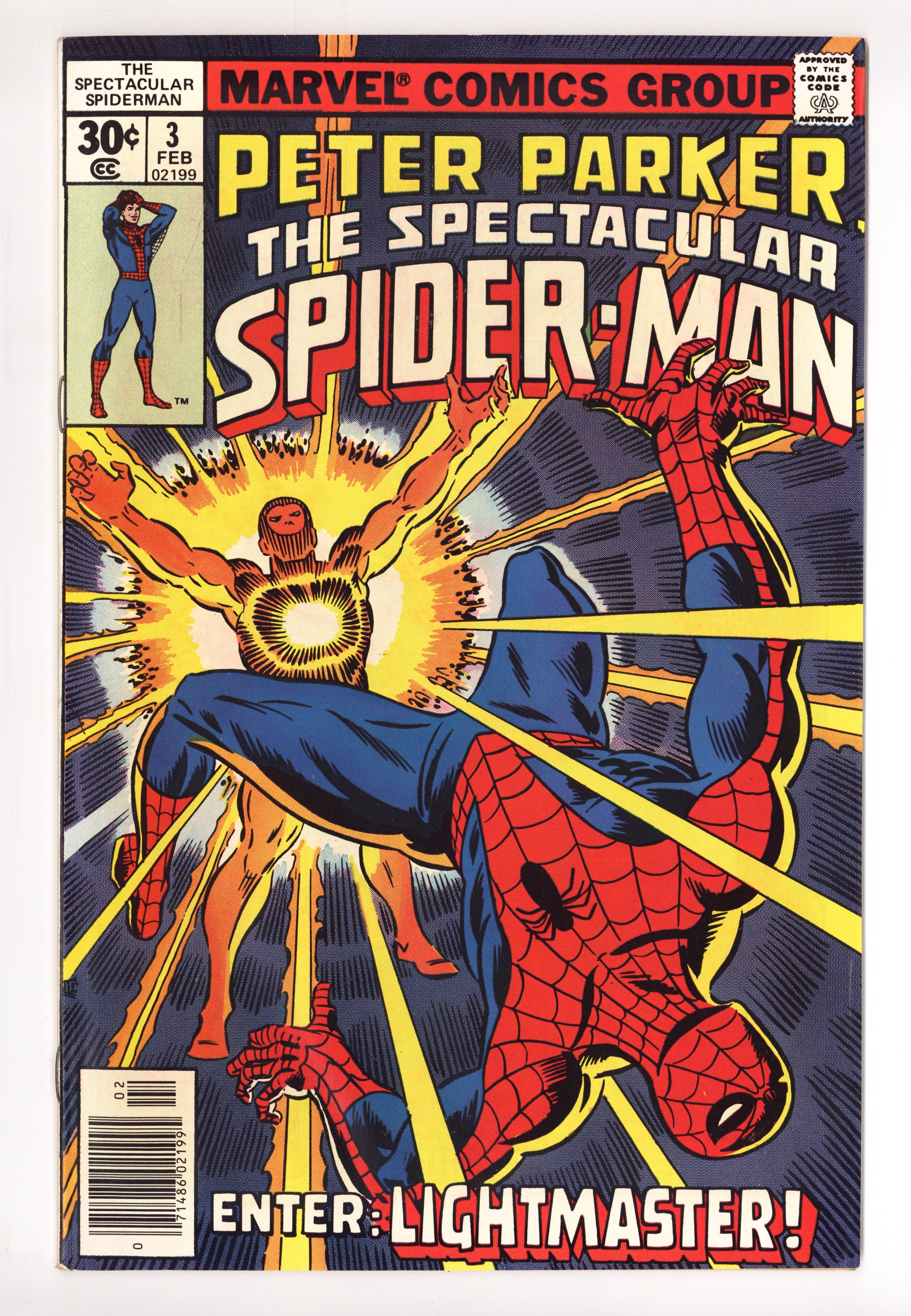 The Spectacular Spider-Man Vol 1 3 VF- (7.5) (1977) 