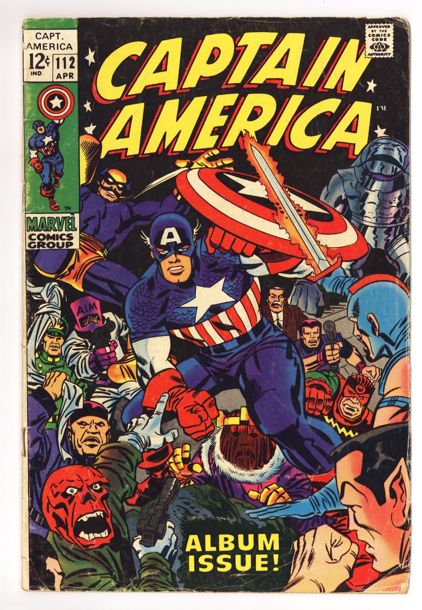 Captain America Vol 1 112 GD/VG (3.0) (1969) 