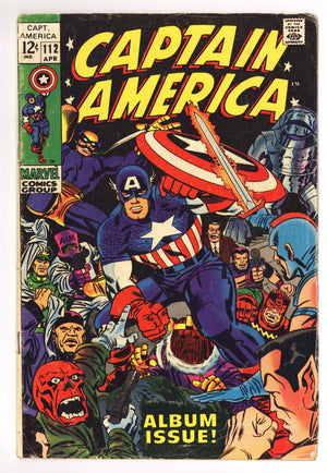 Captain America Vol 1 112 GD/VG (3.0) (1969)