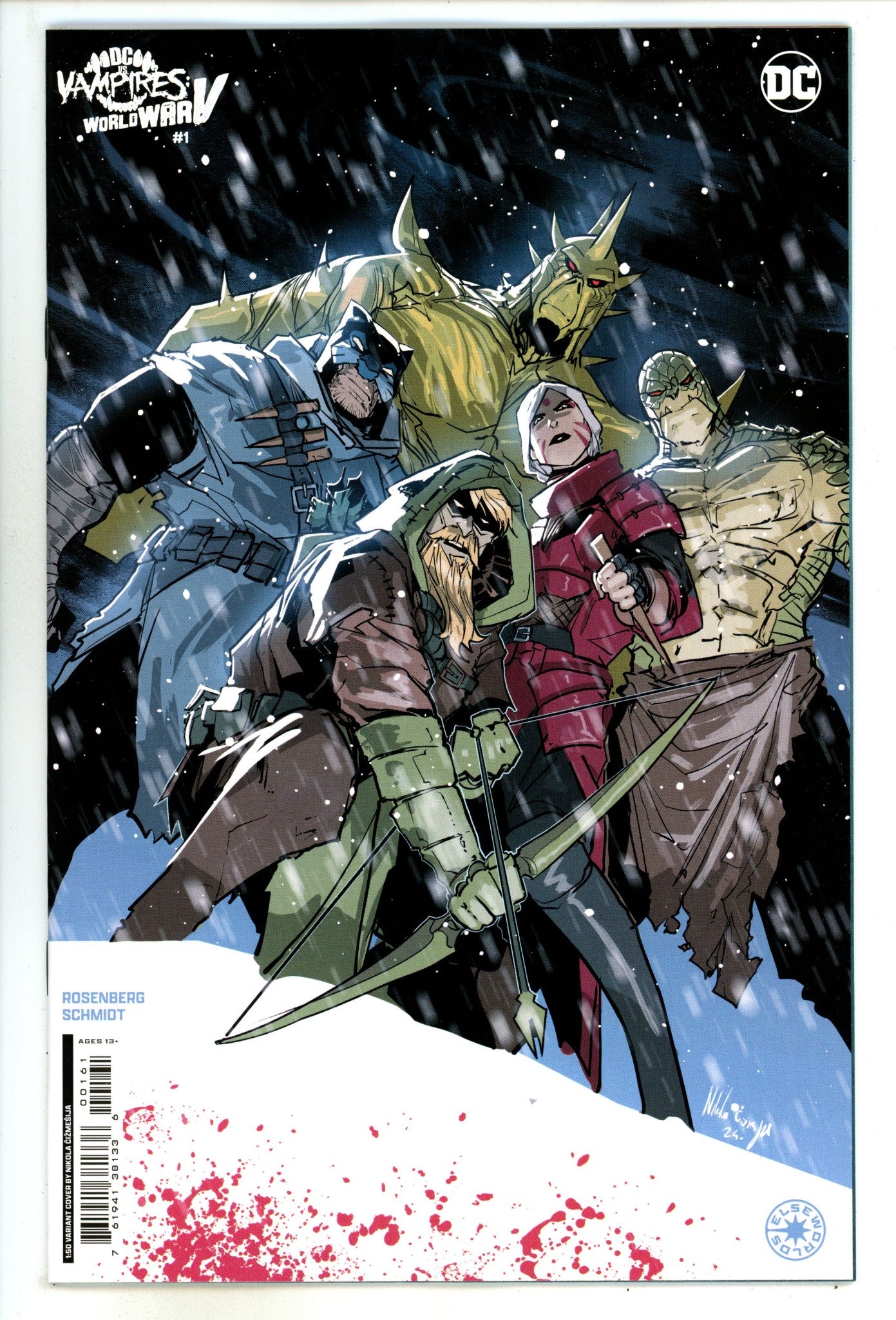 Dc Vs Vampires World War V 1 Čižmešija Incentive Variant NM+ (2024)