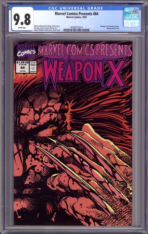Marvel Comics Presents Vol 1 84 CGC 9.8 (NM/M) (1991)