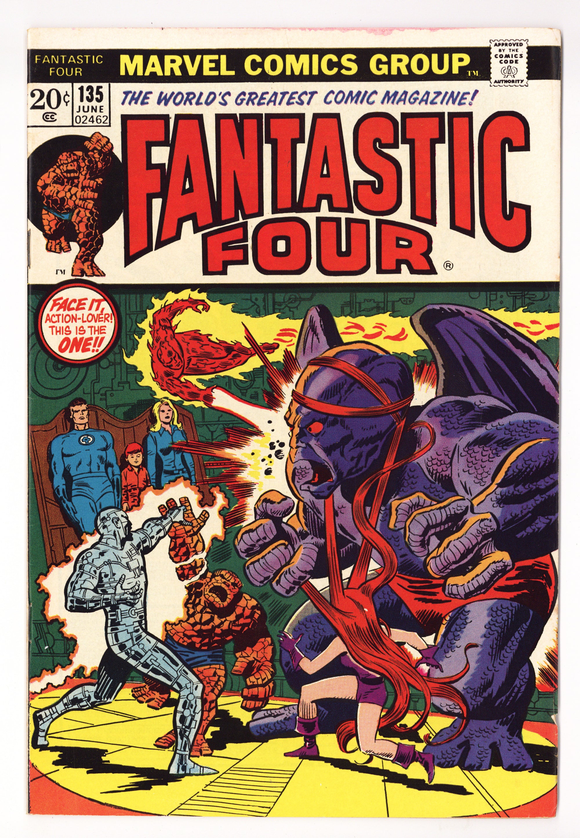 Fantastic Four Vol 1 135  VF- (7.5)   (1973)        