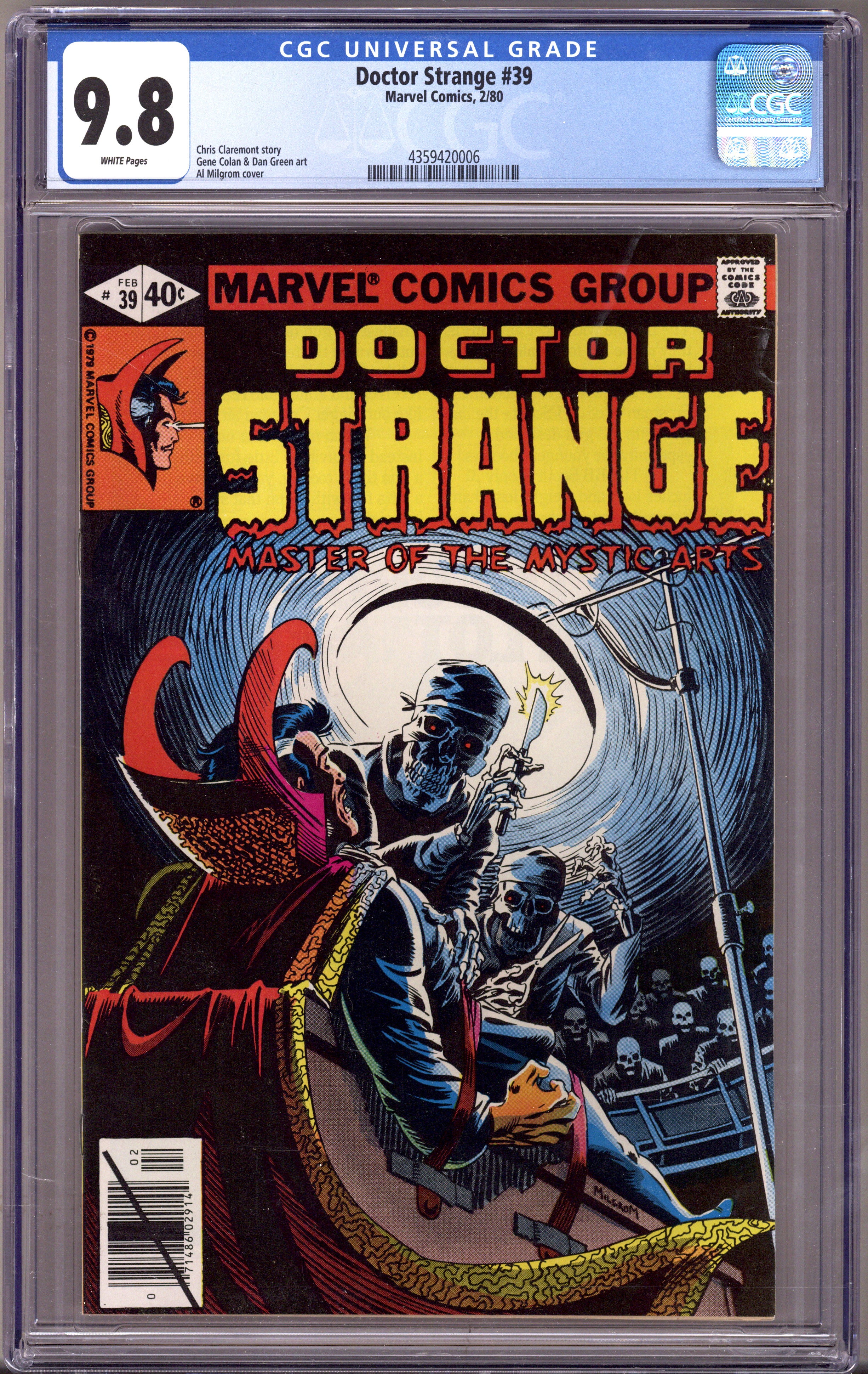 Doctor Strange Vol 2 39 CGC 9.8 (NM/M) (1980) 