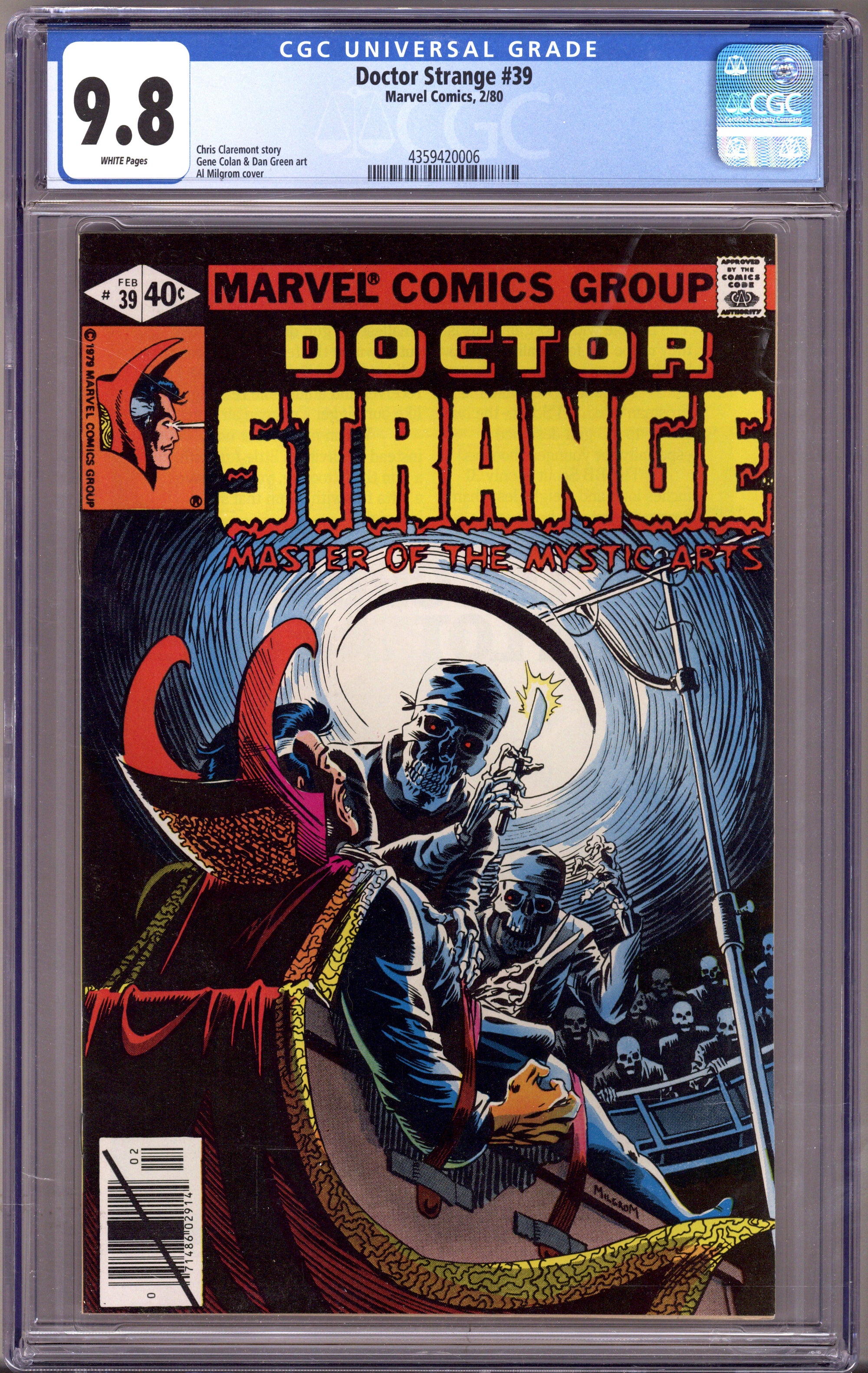 Doctor Strange Vol 2 39 CGC 9.8 (NM/M) (1980) 