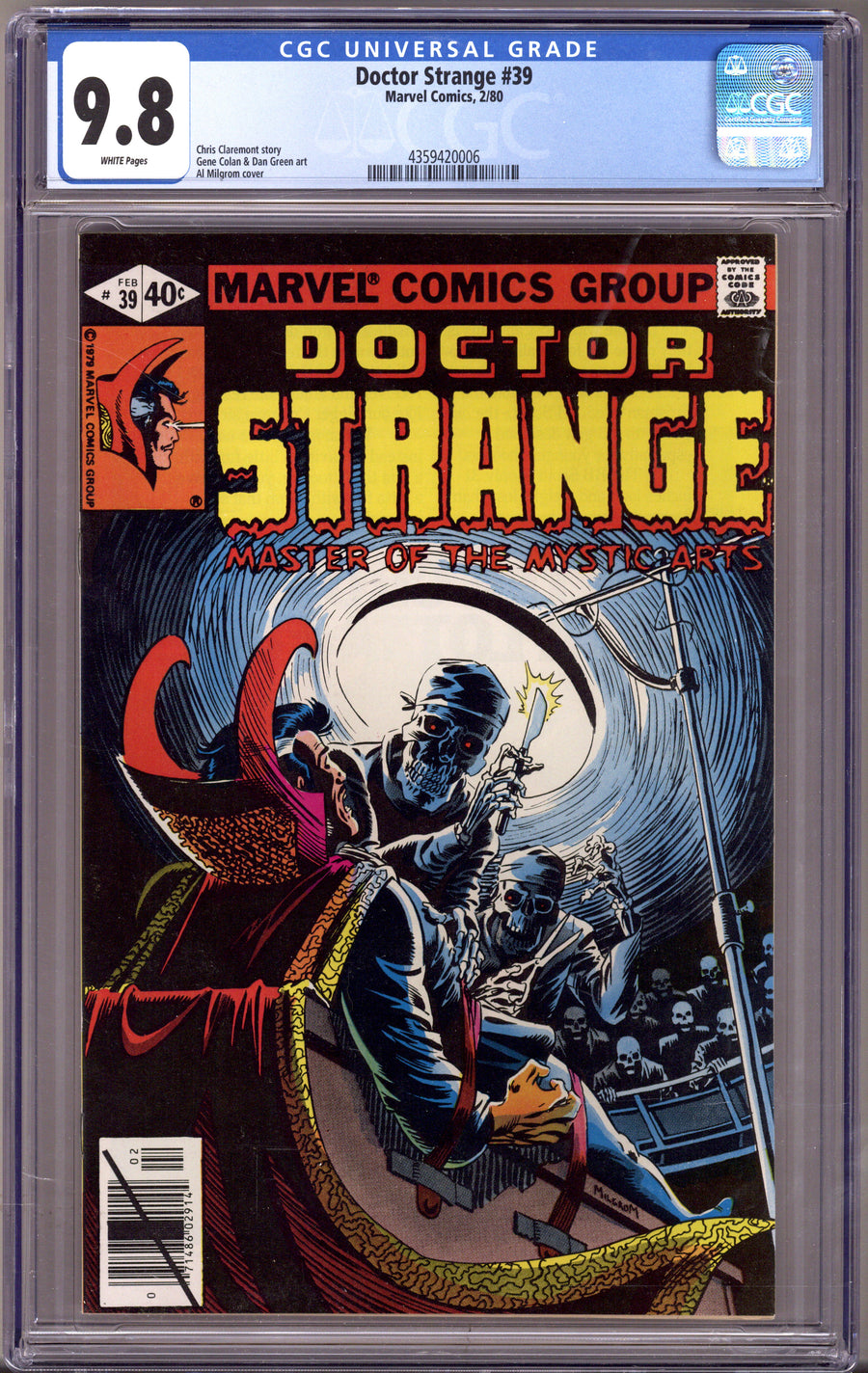 Doctor Strange Vol 2 39 CGC 9.8 (NM/M) (1980) 