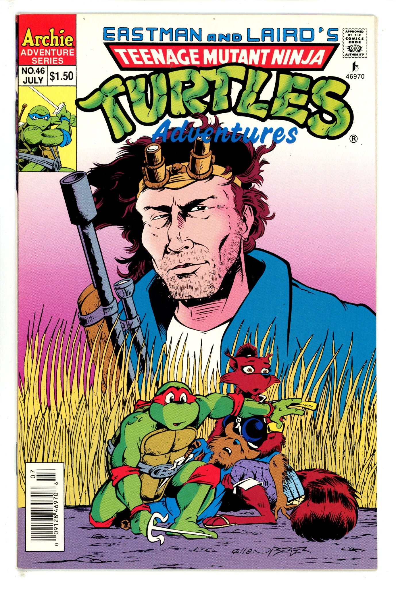Teenage Mutant Ninja Turtles Adventures Vol 2 46 Canadian Variant FN/VF (1993)