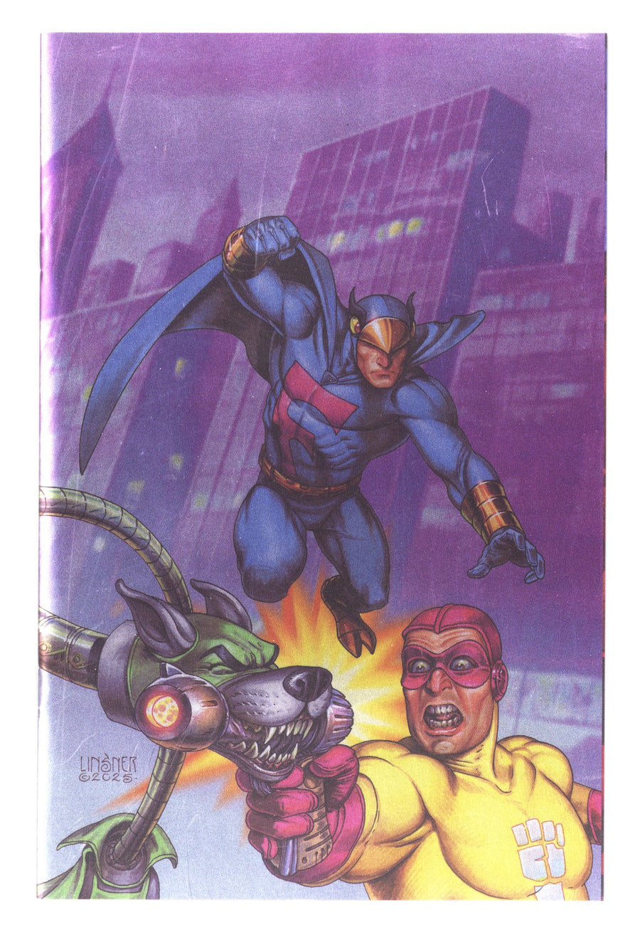 Blue Falcon & Dynomutt 1 Linsner Foil Virgin Incentive NM (2025)