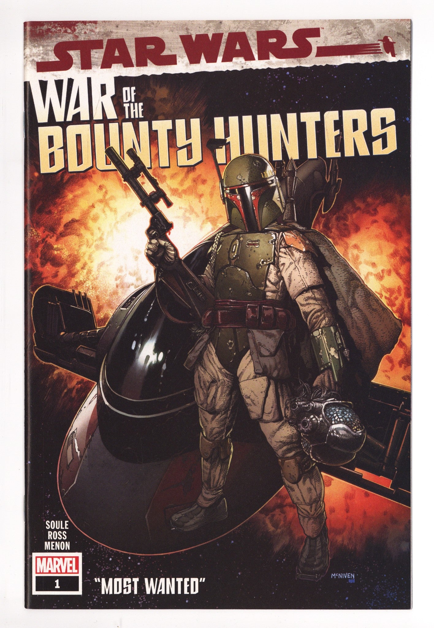 Star Wars: War of the Bounty Hunters 1 High Grade (2021) McNiven Walmart Exclusive Variant 