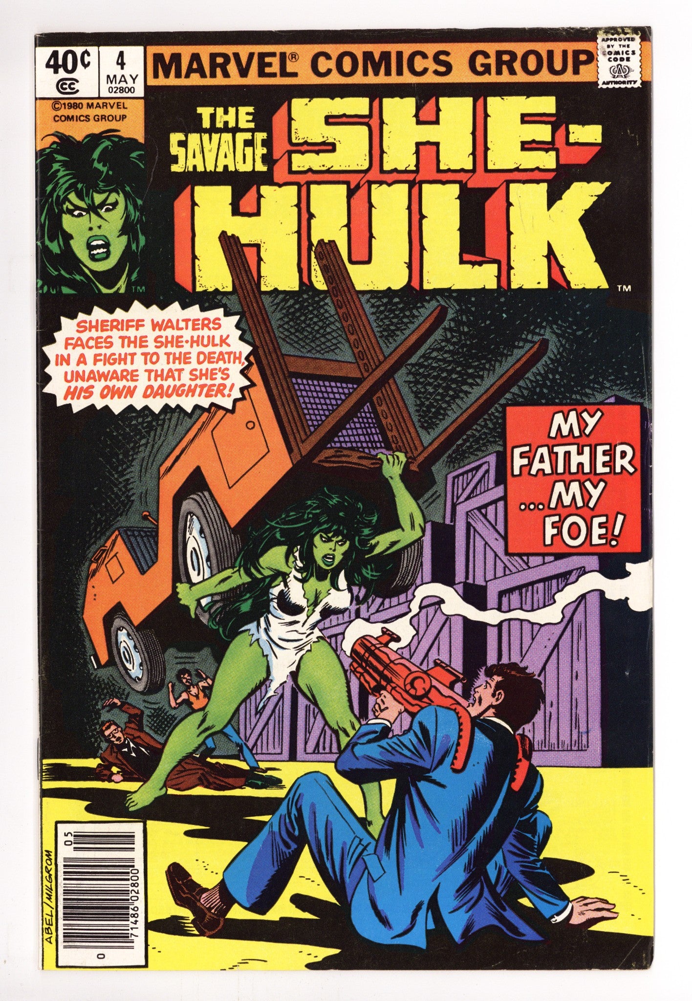The Savage She-Hulk 4 Mid Grade (1980) Newsstand 