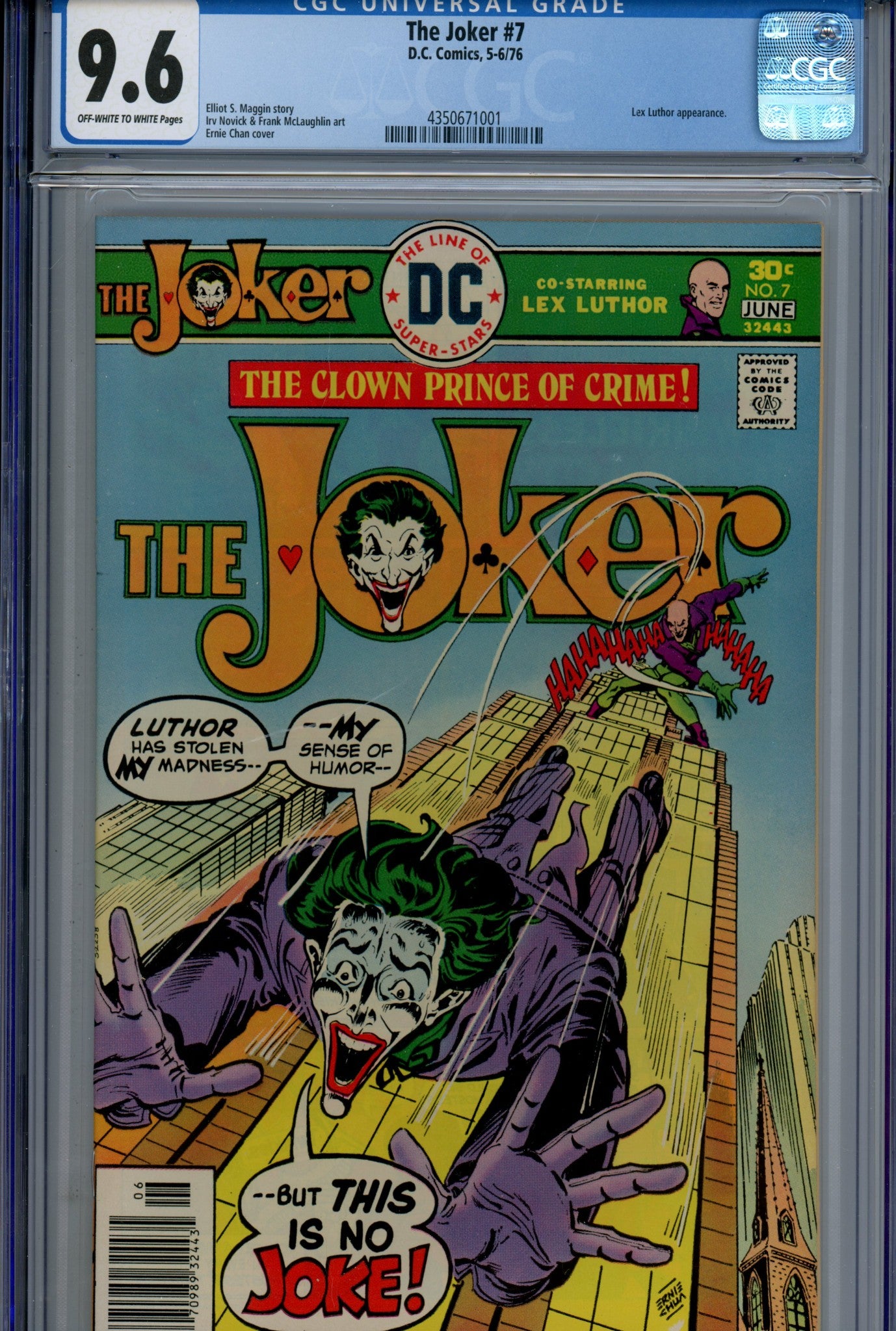 The Joker Vol 1 7 CGC 9.6 (NM+) (1976) 