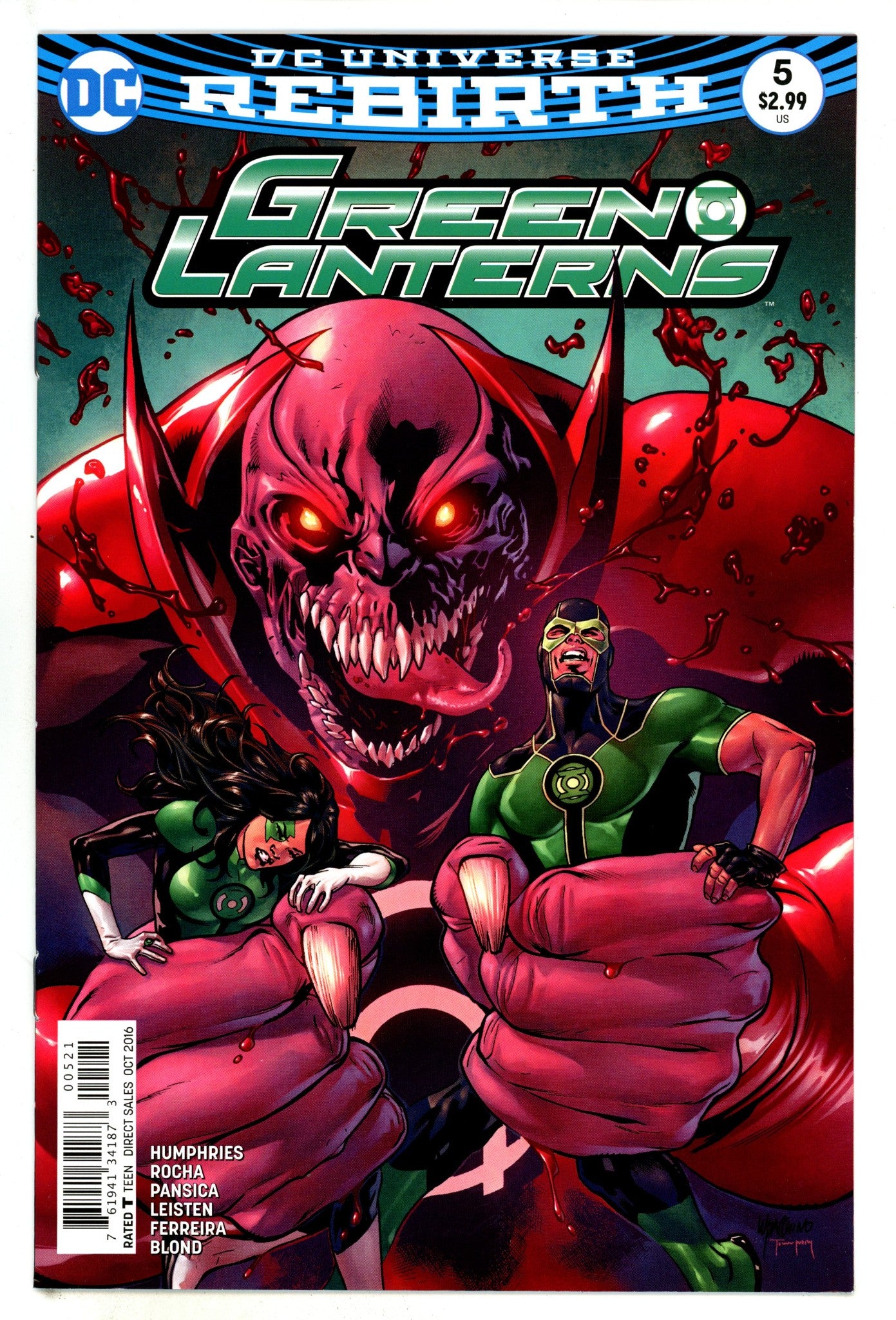 Green Lanterns 5 High Grade (2016) Lupacchino Variant 