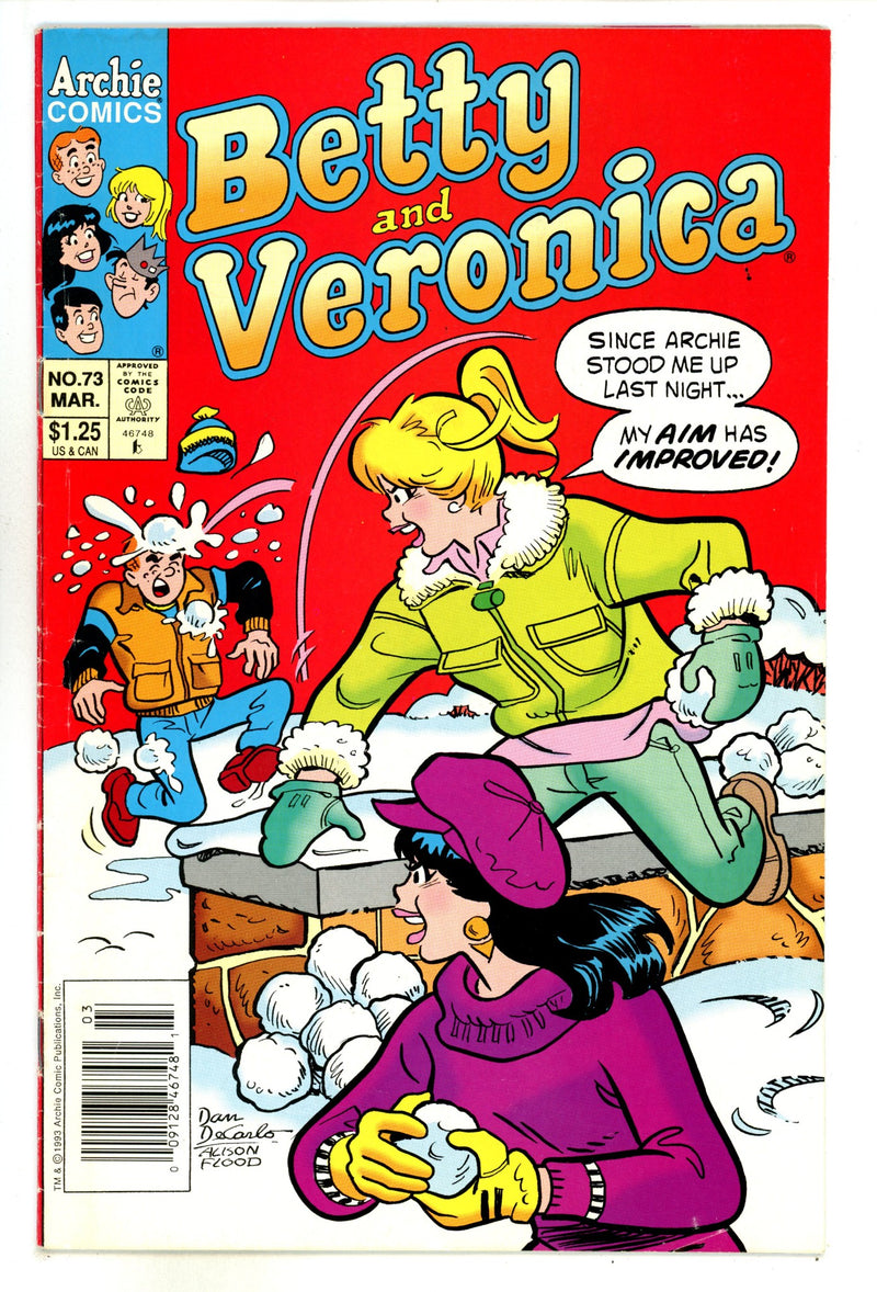 Betty and Veronica Vol 1 73 Low Grade (1994) Newsstand 