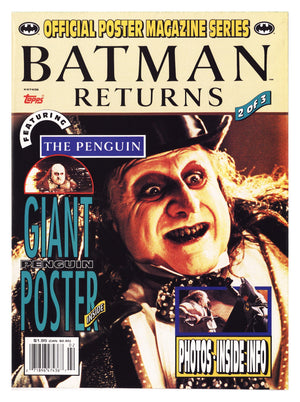Batman Returns Official Poster Magazine 2 High Grade (1992)