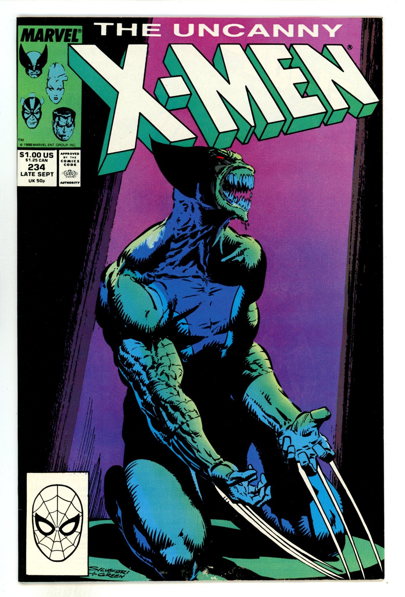 The Uncanny X-Men Vol 1 234  FN (6.0)  (1988)  