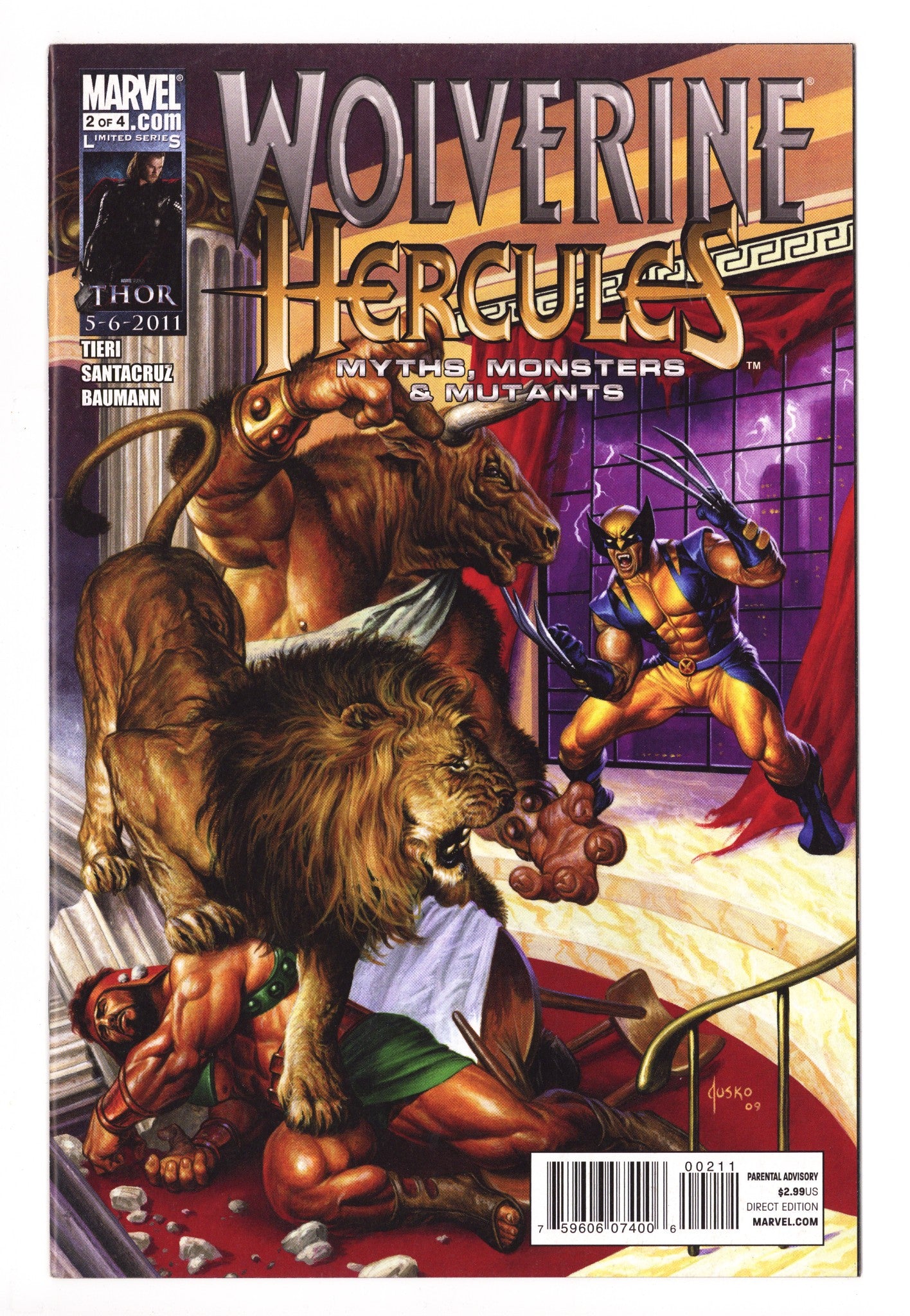 Wolverine / Hercules: Myths, Monsters & Mutants 2 High Grade (2011) 