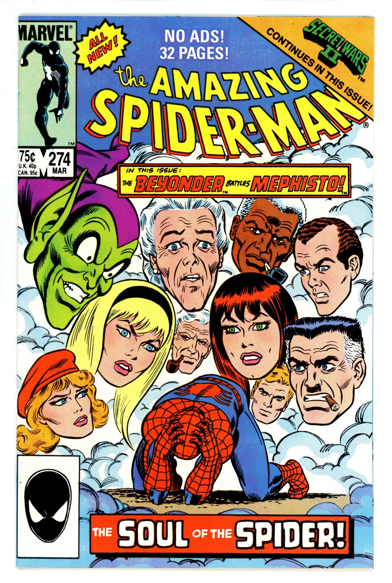 The Amazing Spider-Man Vol 1 274 VF- (7.5) (1986) 