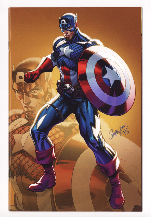 Captain America Vol 12 2 NM (9.4) (2025) Campbell Virgin Incentive Variant