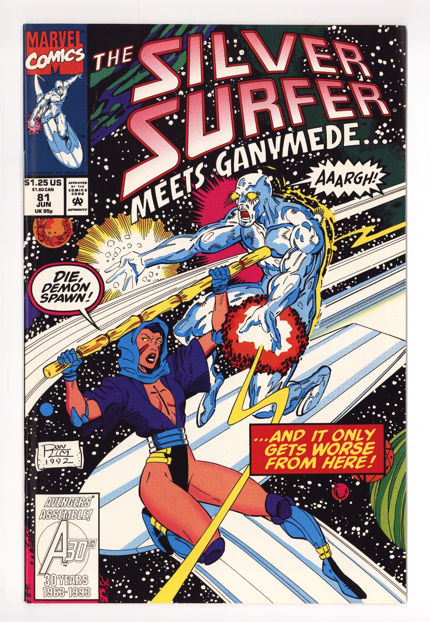 Silver Surfer Vol 3 81 High Grade (1993) 