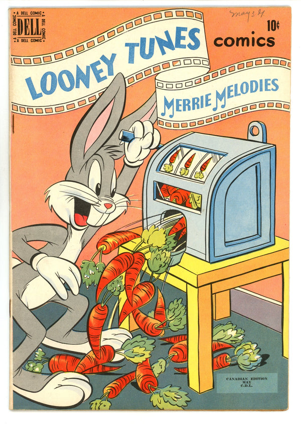 Looney Tunes and Merrie Melodies Comics 102 NM- (9.2) (1950) Canadian Edition