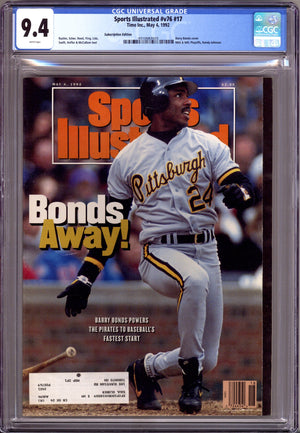 Sports Illustrated Vol 76 17 CGC 9.4 (NM)   (1992) Subscription   Variant