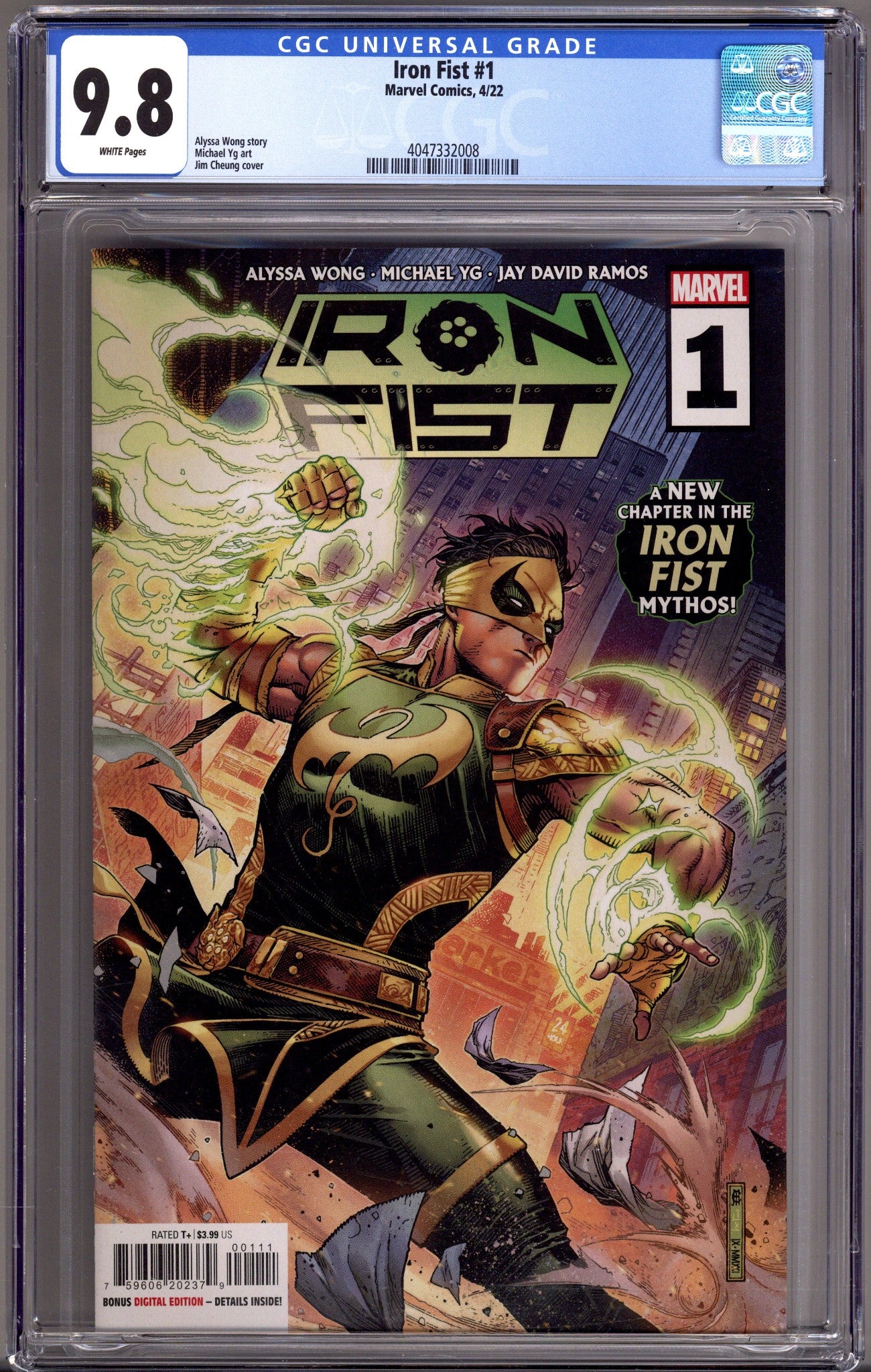 Iron Fist Vol 6 1 CGC 9.8 (NM/M) (2022) 