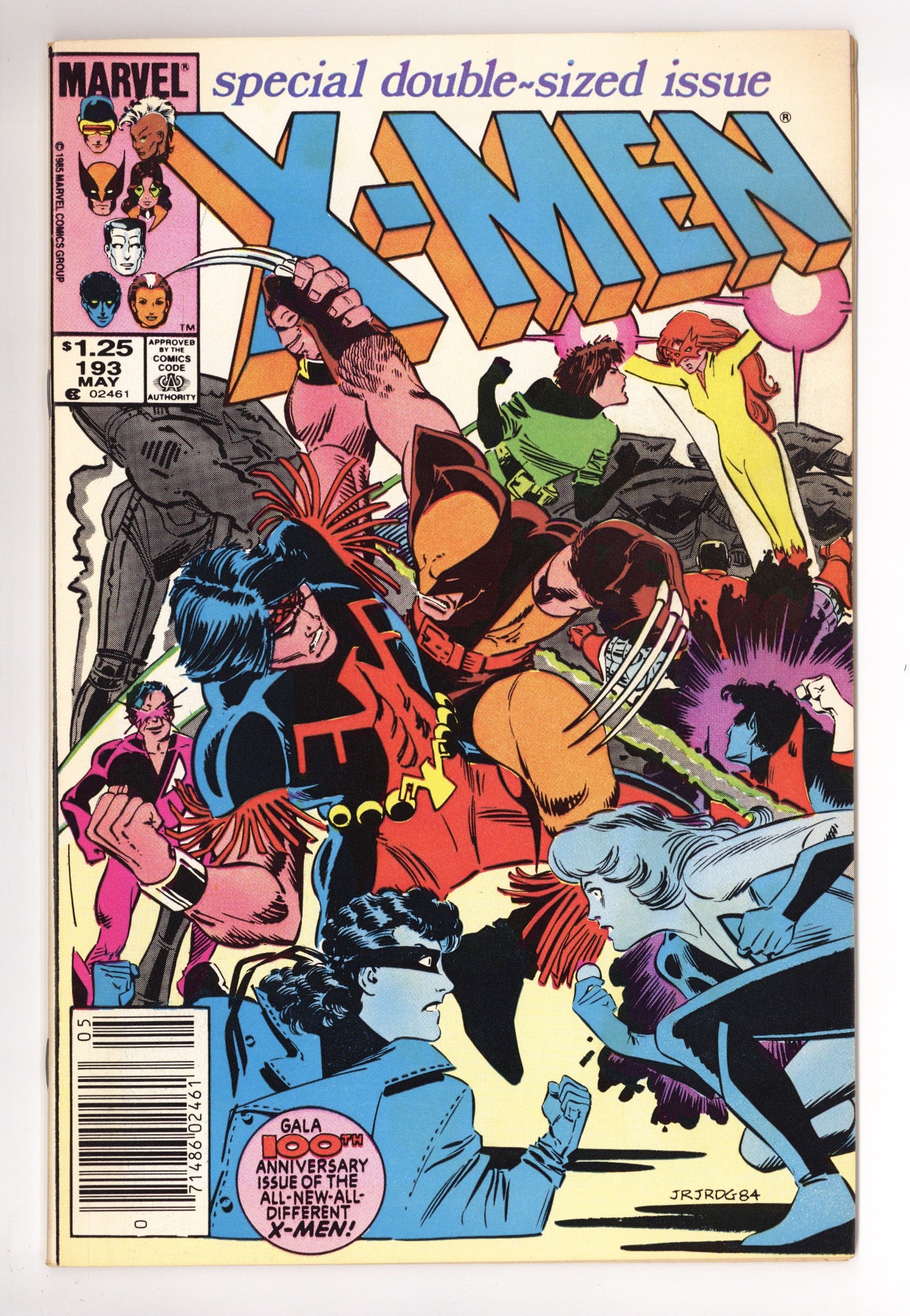 The Uncanny X-Men Vol 1 193 VF- (7.5) (1985) Newsstand 
