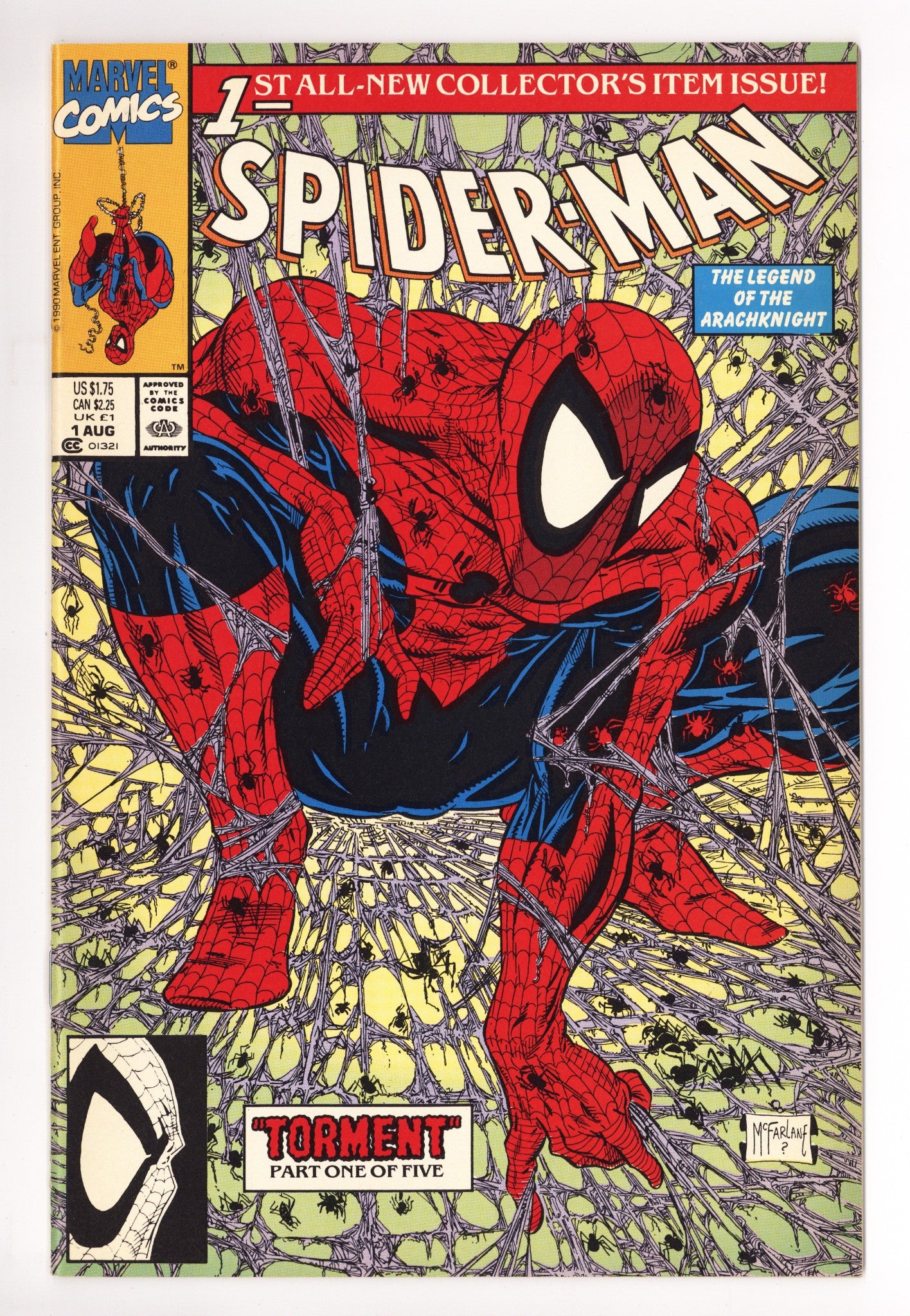 Spider-Man Vol 1 1 VF+ (8.5) (1990) 