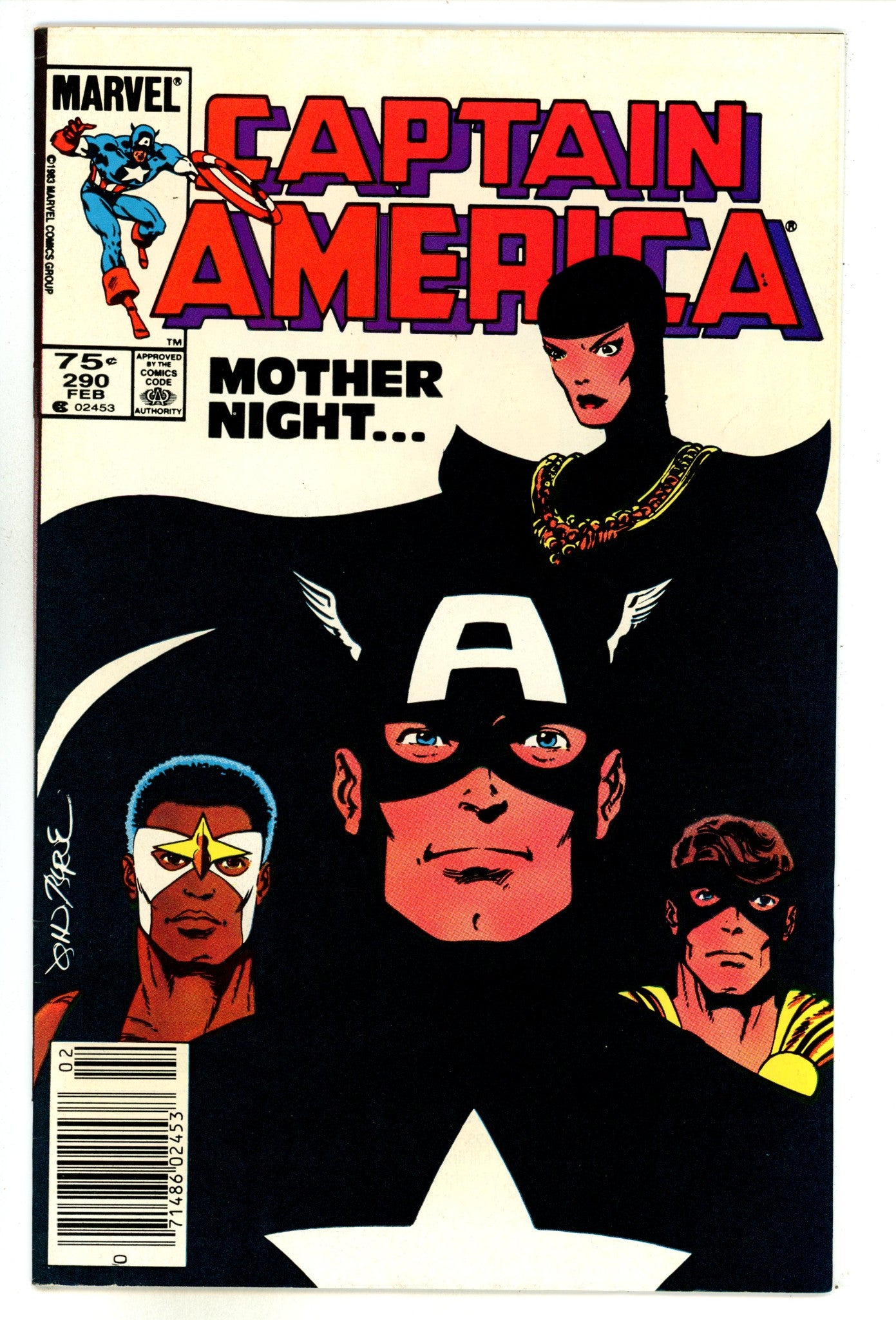 Captain America Vol 1 290  VF- (7.5)  (1984)  Canadian Price Variant  
